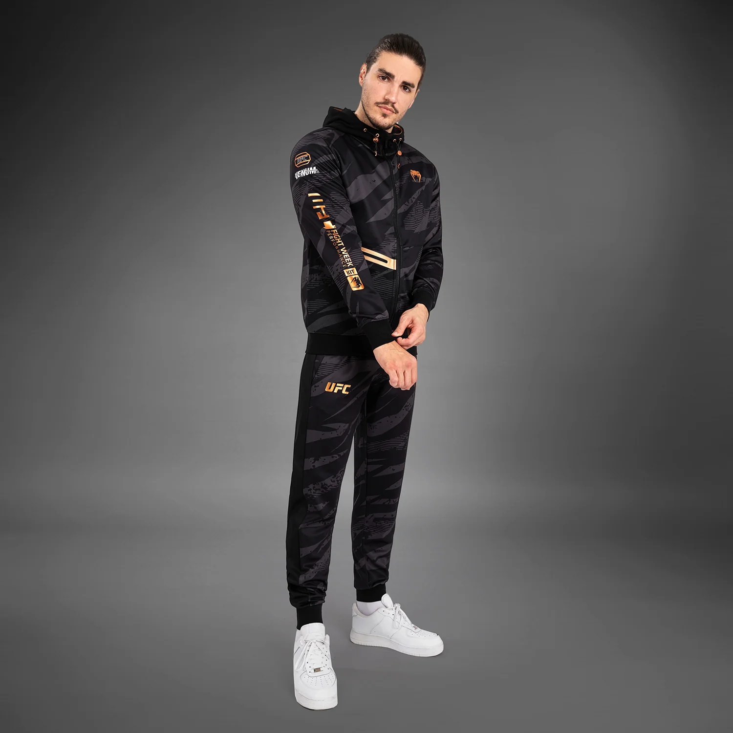 UFC Adrenaline by Venum Fight Week Men’s zip Hoodie - Urban Camo - Image 5