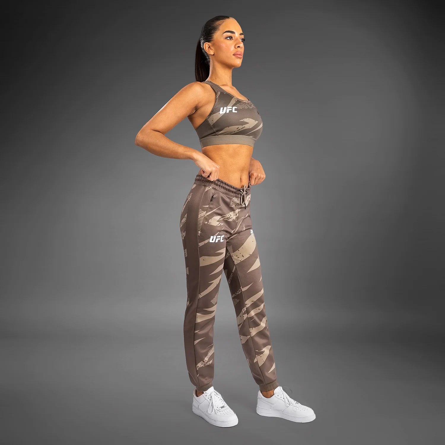 UFC Adrenaline by Venum Fight Week Women’s Pant - Desert Camo - Image 3