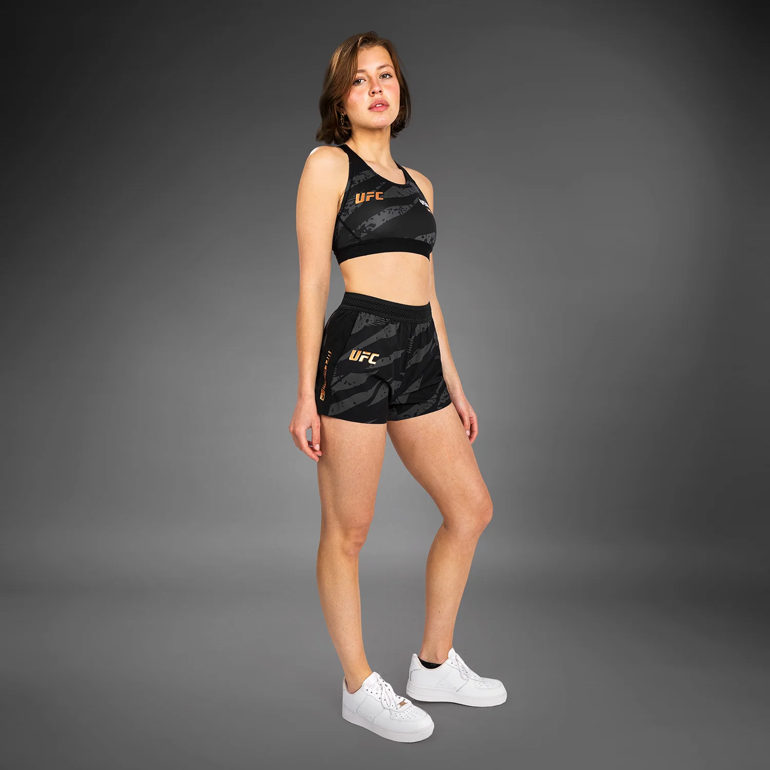 UFC Adrenaline by Venum Fight Week Women’s Performance Short - Urban Camo - Image 4