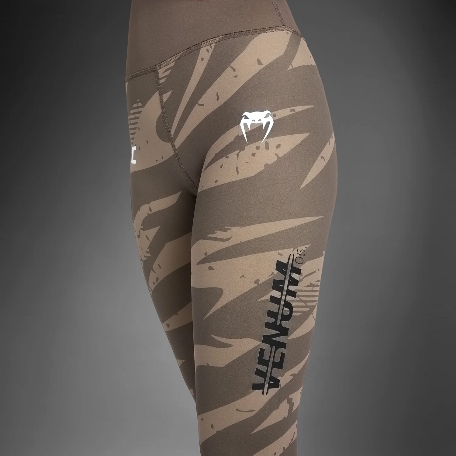 UFC Adrenaline by Venum Fight Week Women’s Performance Tight - Desert Camo - Image 10