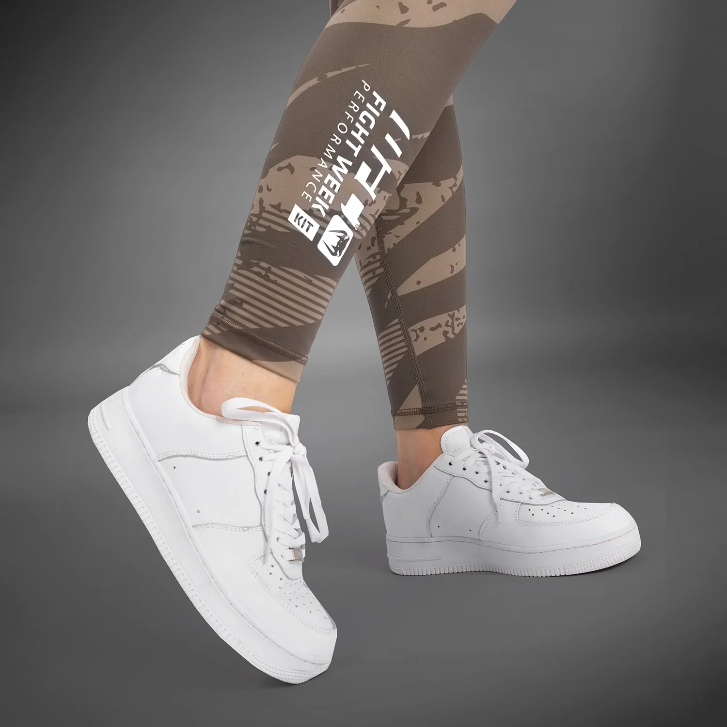 UFC Adrenaline by Venum Fight Week Women’s Performance Tight - Desert Camo - Image 11