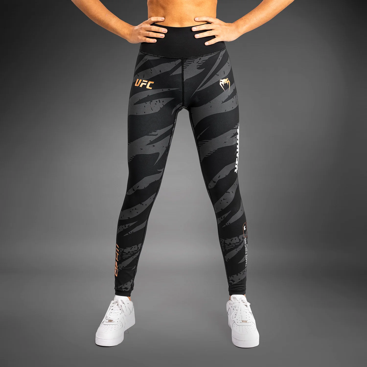 UFC Adrenaline by Venum Fight Week Women’s Performance Tight - Urban Camo - Image 3