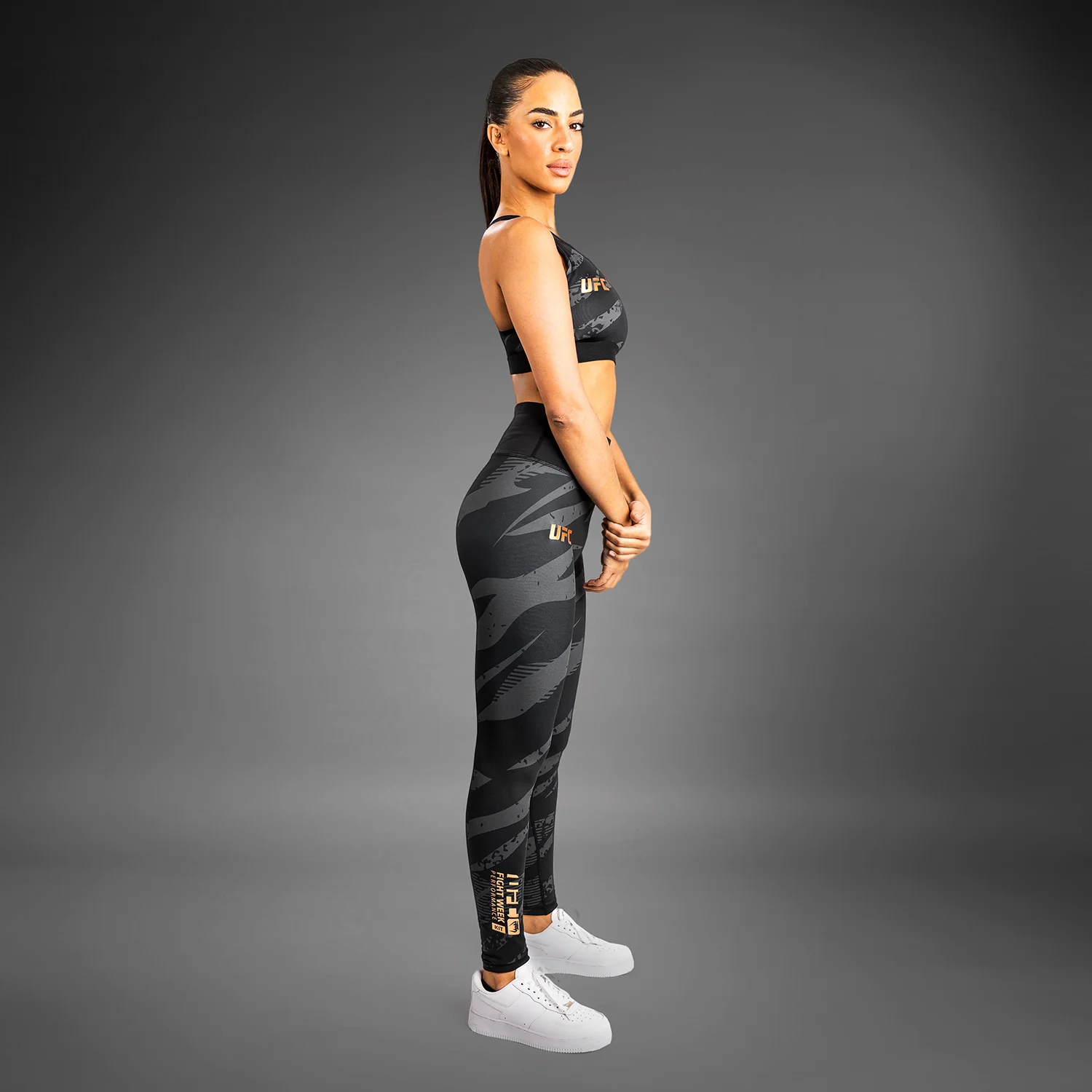 UFC Adrenaline by Venum Fight Week Women’s Performance Tight - Urban Camo - Image 4