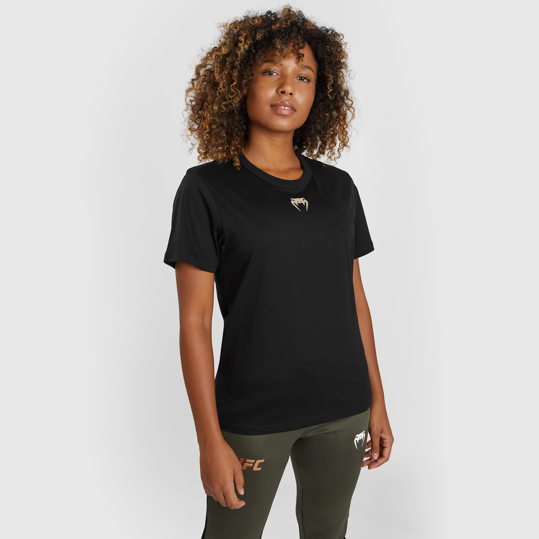 UFC Adrenaline by Venum Fight Week Women’s Short-sleeve Cotton T-shirt - Black - Image 5