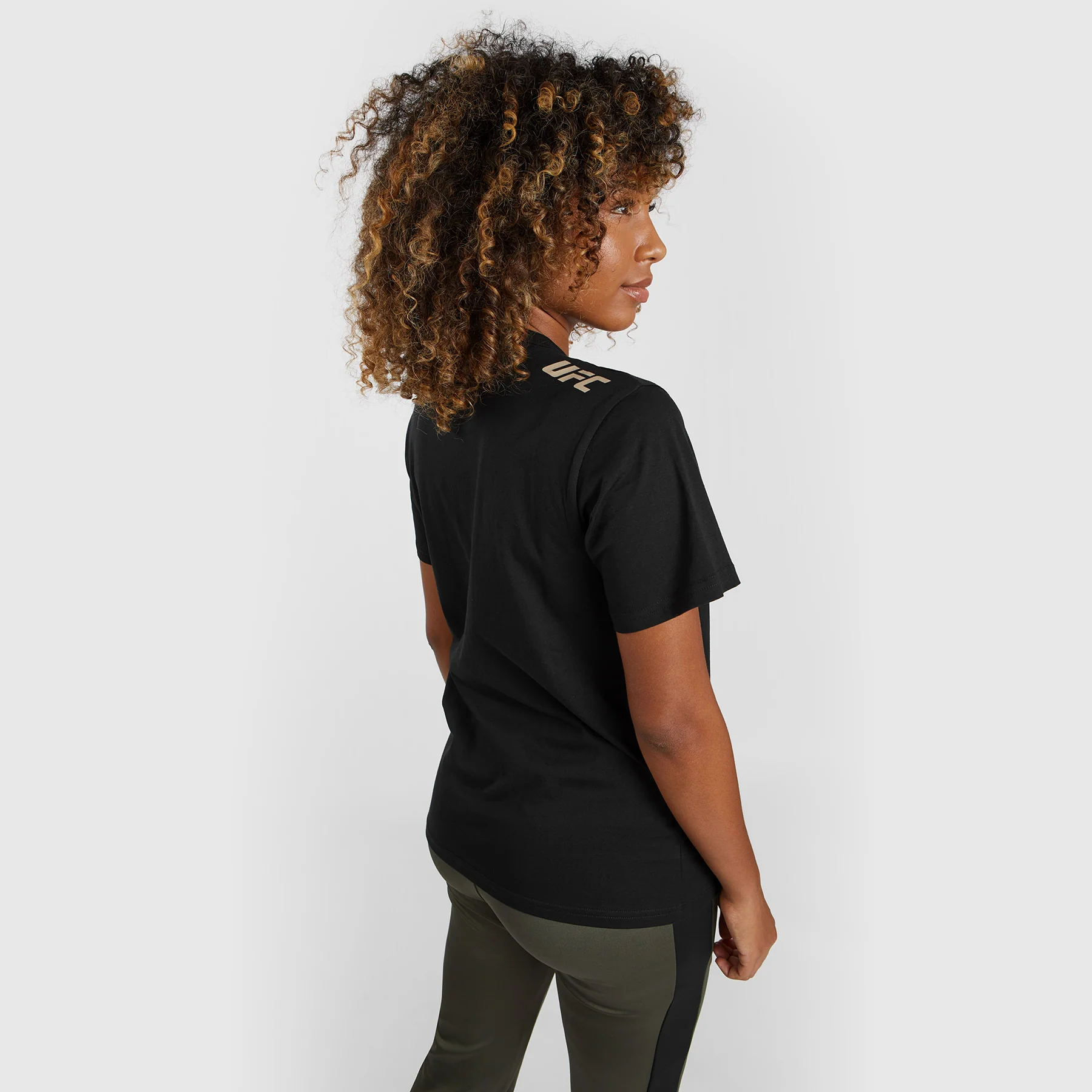 UFC Adrenaline by Venum Fight Week Women’s Short-sleeve Cotton T-shirt - Black - Image 6