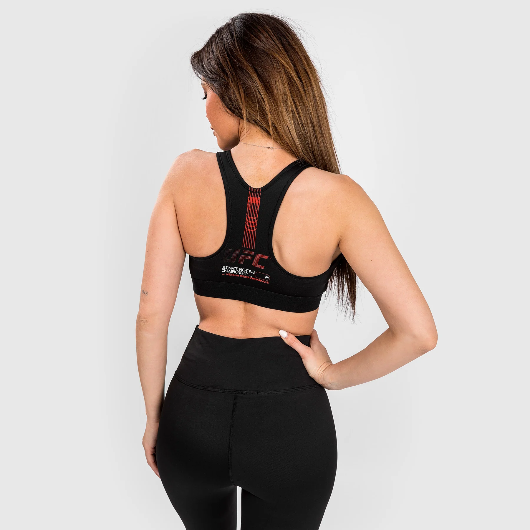 UFC Adrenaline by Venum Fight Week  Women’s Sports Bra - Black - Image 2