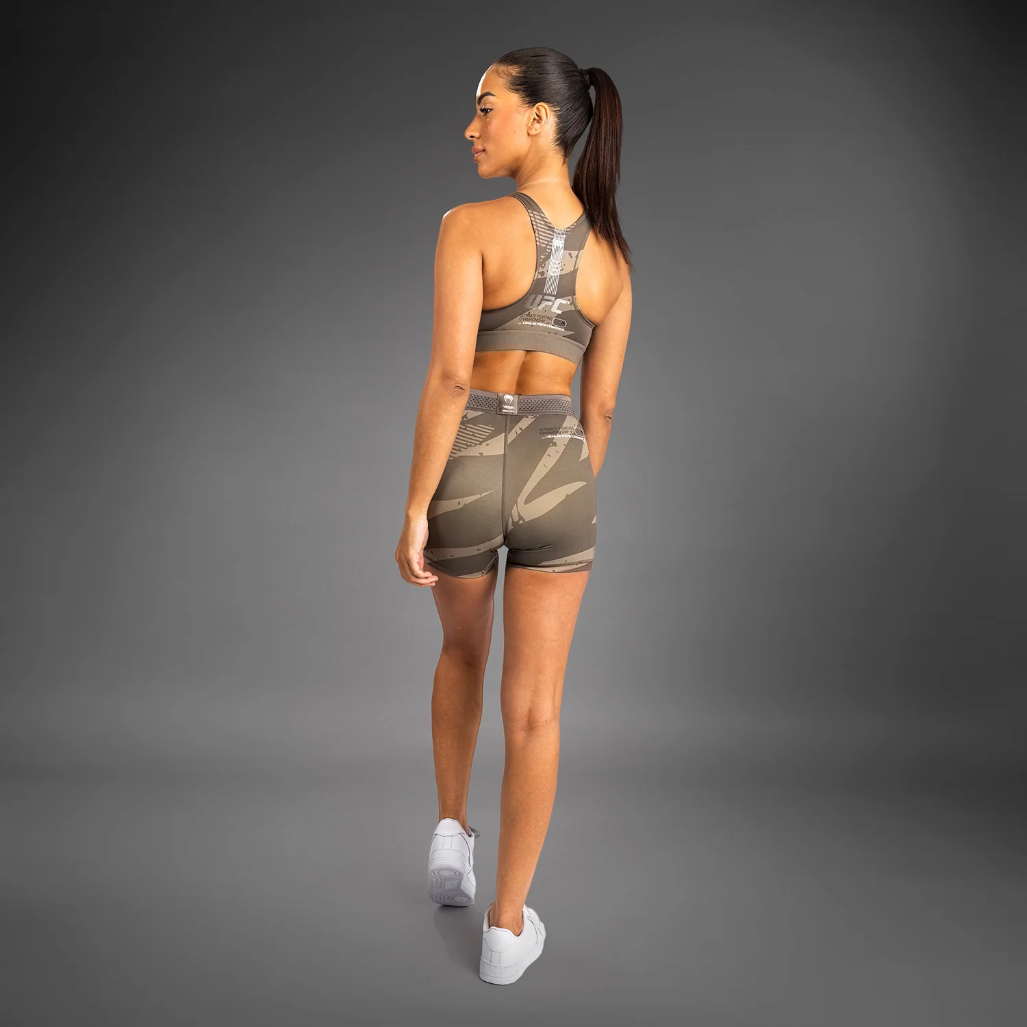 UFC Adrenaline by Venum Fight Week Women’s Vale Tudo Short - Desert Camo - Image 5