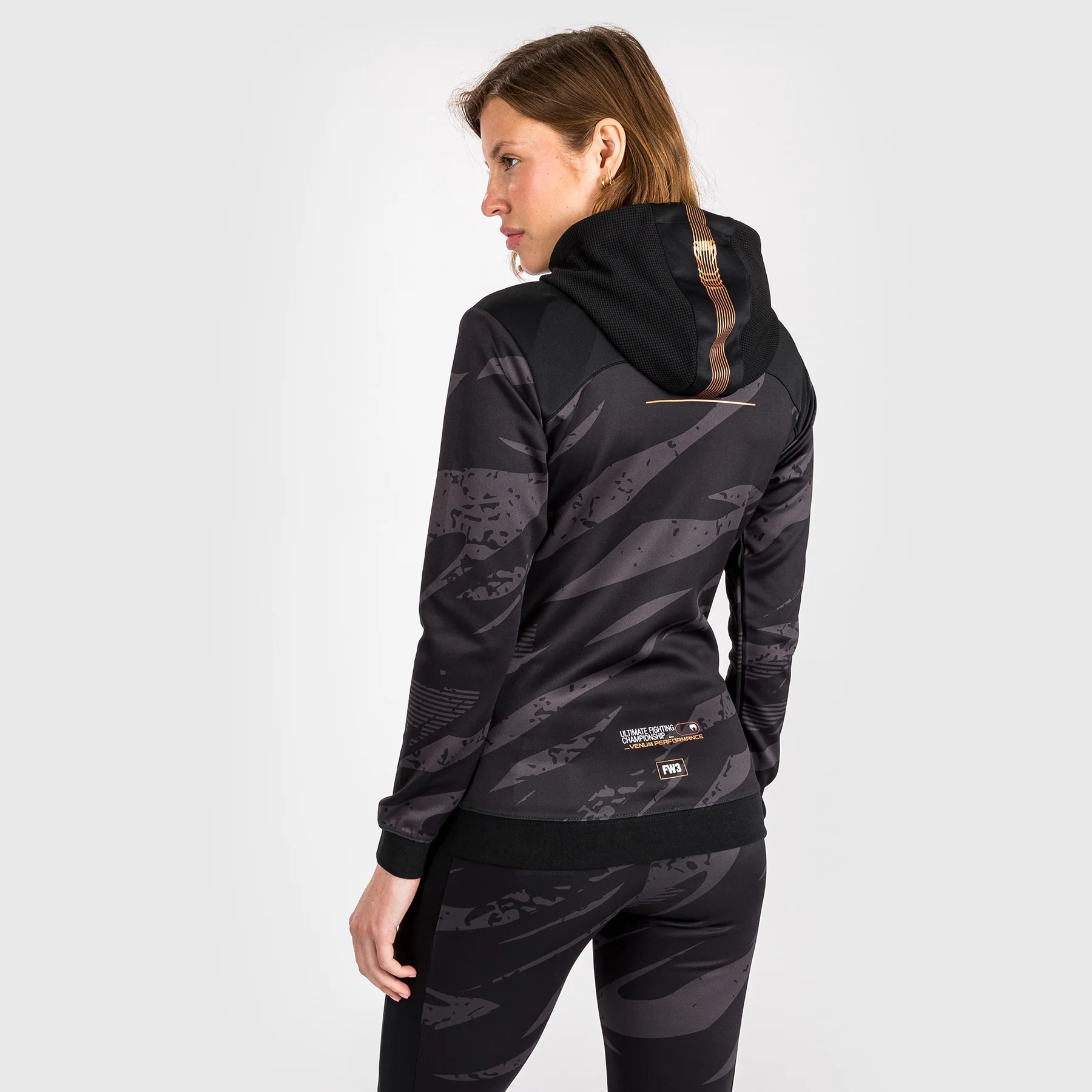 UFC Adrenaline by Venum Fight Week Women’s Zip Hoodie - Urban Camo - Image 4