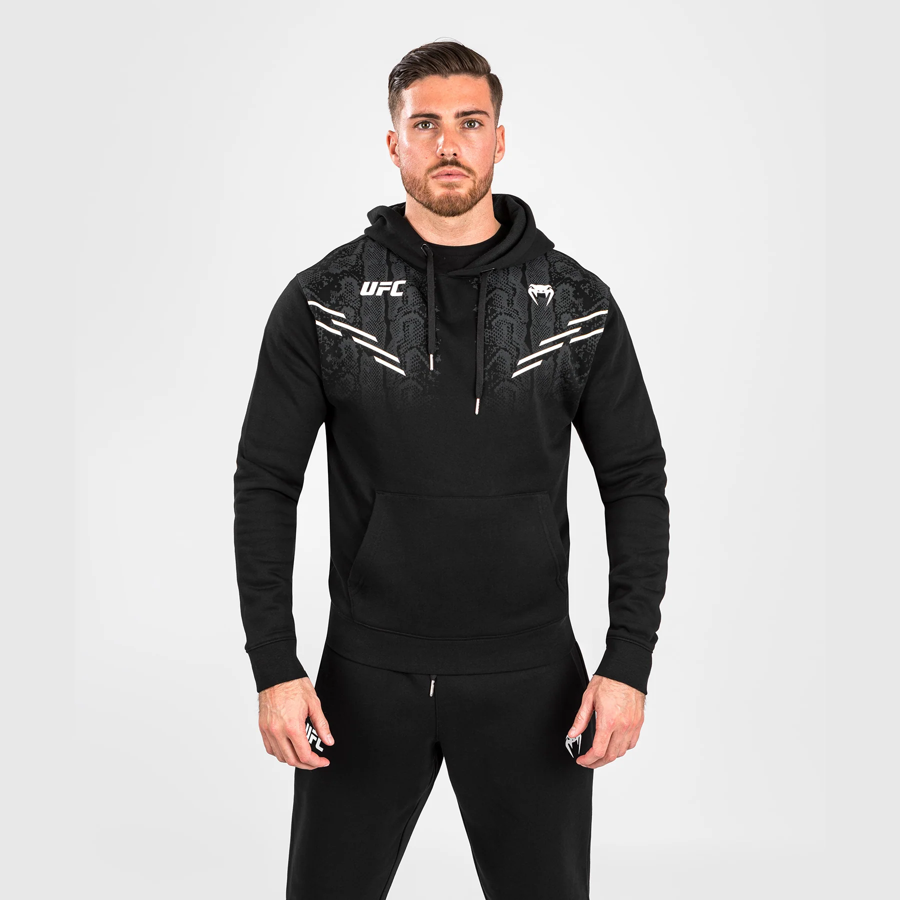 UFC Adrenaline by Venum Replica Men’s Pullover Hoodie - Black - Image 7