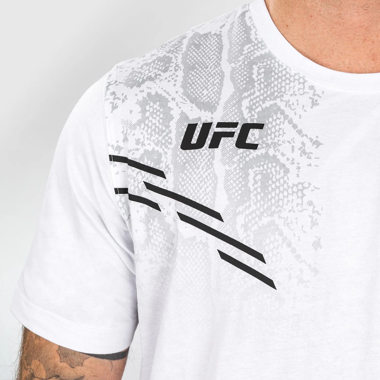 UFC Adrenaline by Venum Replica  Men’s Short-sleeve T-shirt - White - Image 4