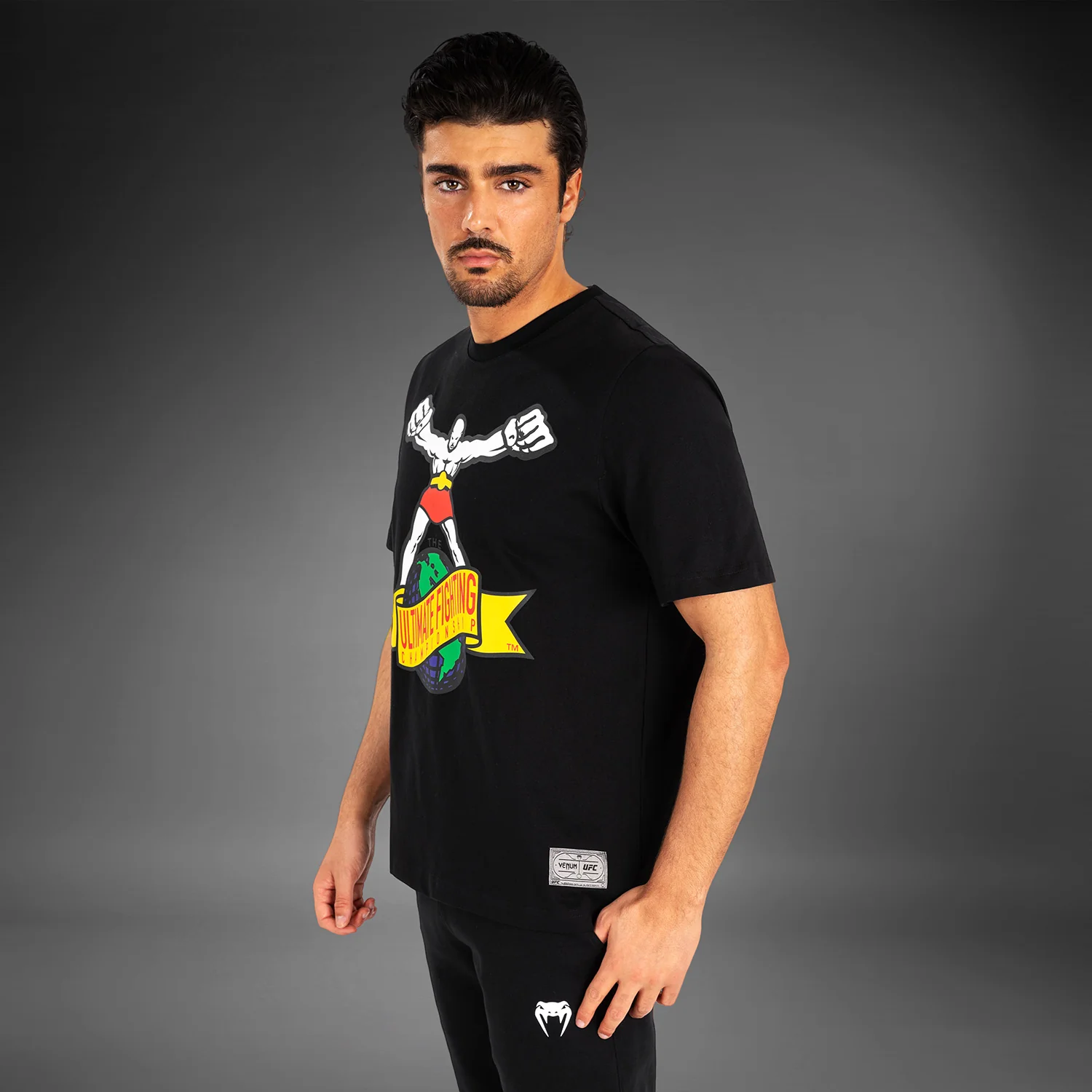 UFC by Venum Ulti-Man T-Shirt - Black/White - Image 2