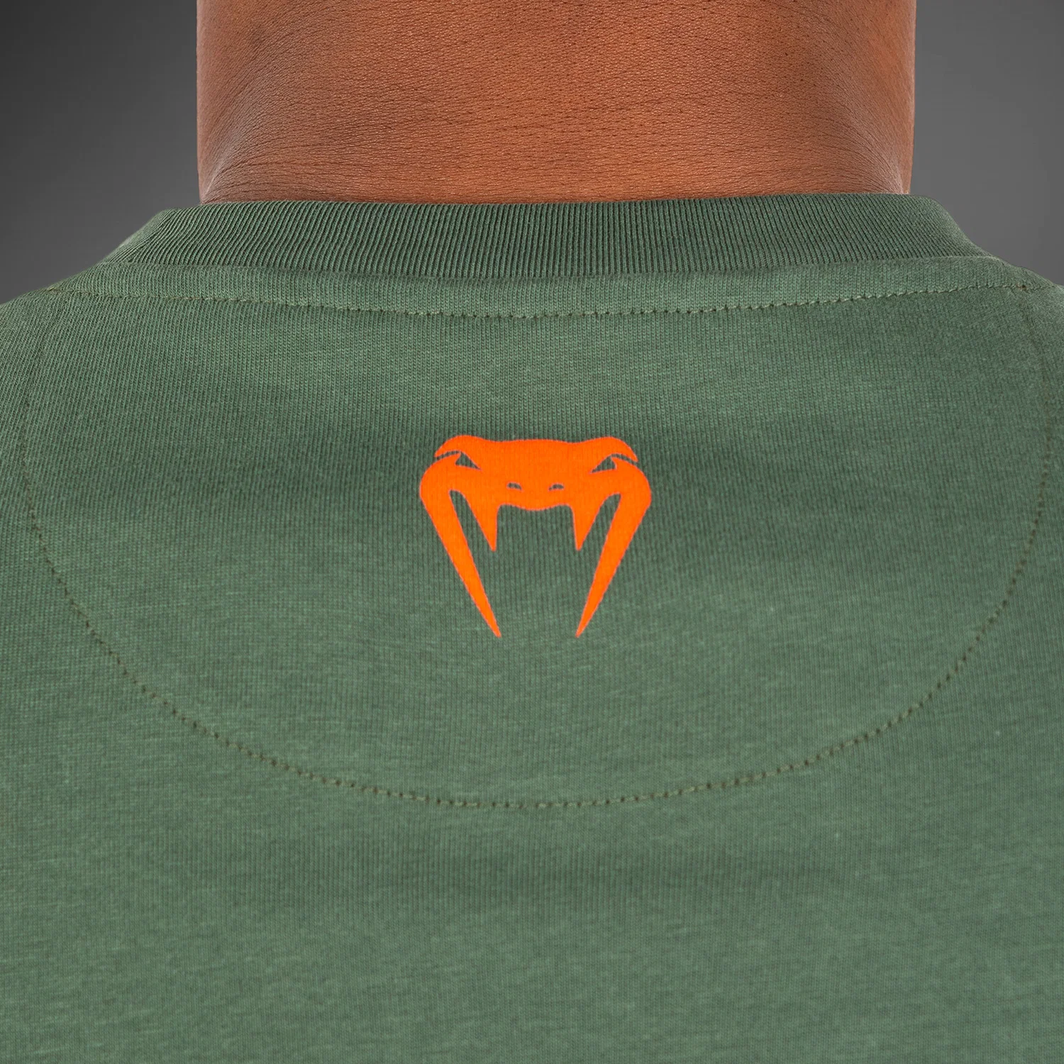UFC by Venum Ulti-Man T-Shirt - Khaki/Orange - Image 5