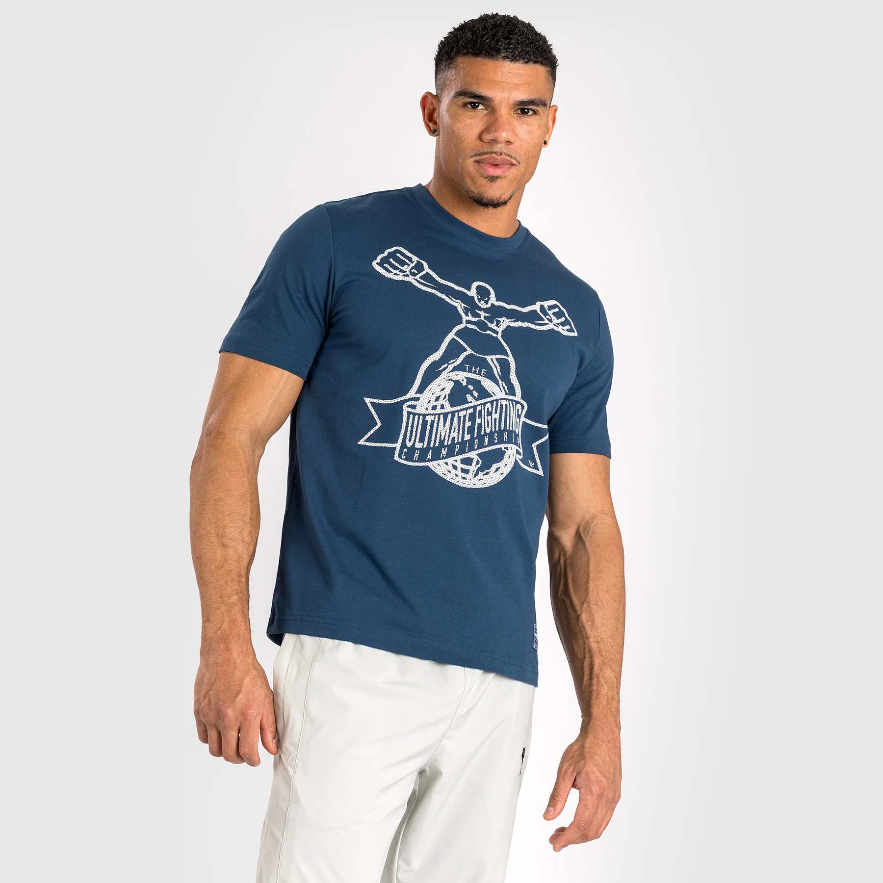 UFC by Venum Ulti-Man T-Shirt - Navy Blue/ White