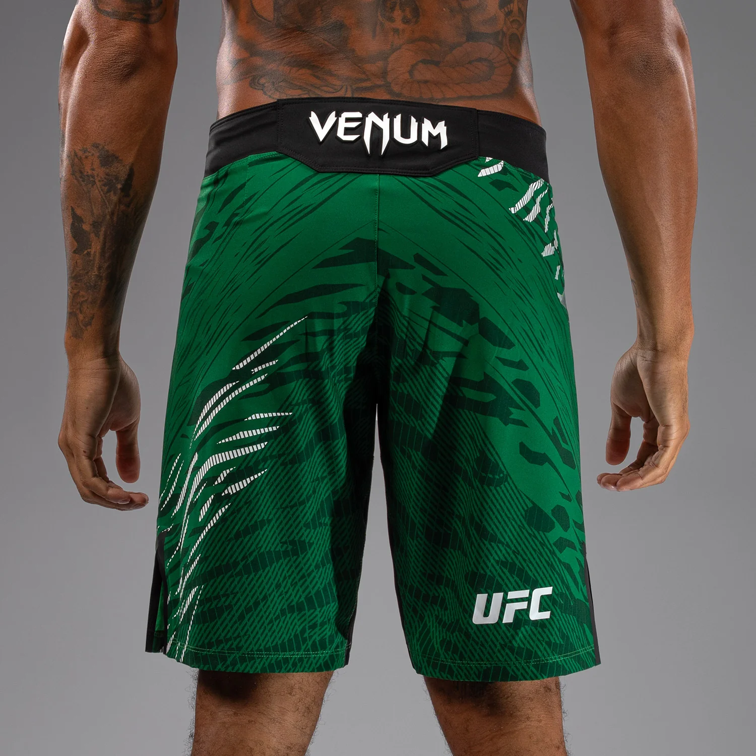 UFC Fusion by Venum Authentic Fight Night Men’s Fight Short - Long Fit - Green - Image 8