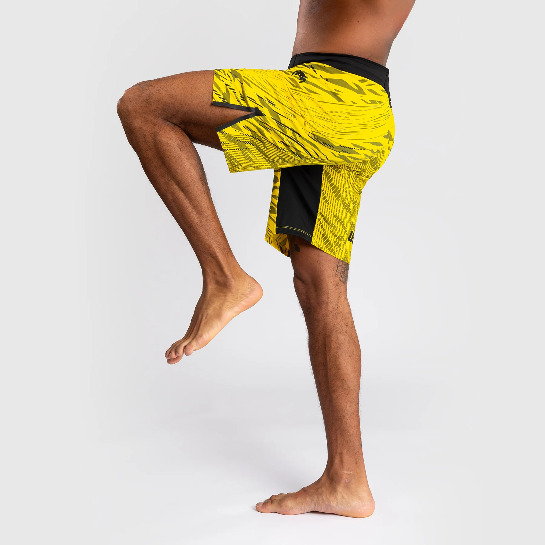 UFC Fusion by Venum Authentic Fight Night Men’s Fight Short - Long Fit - Yellow - Image 6