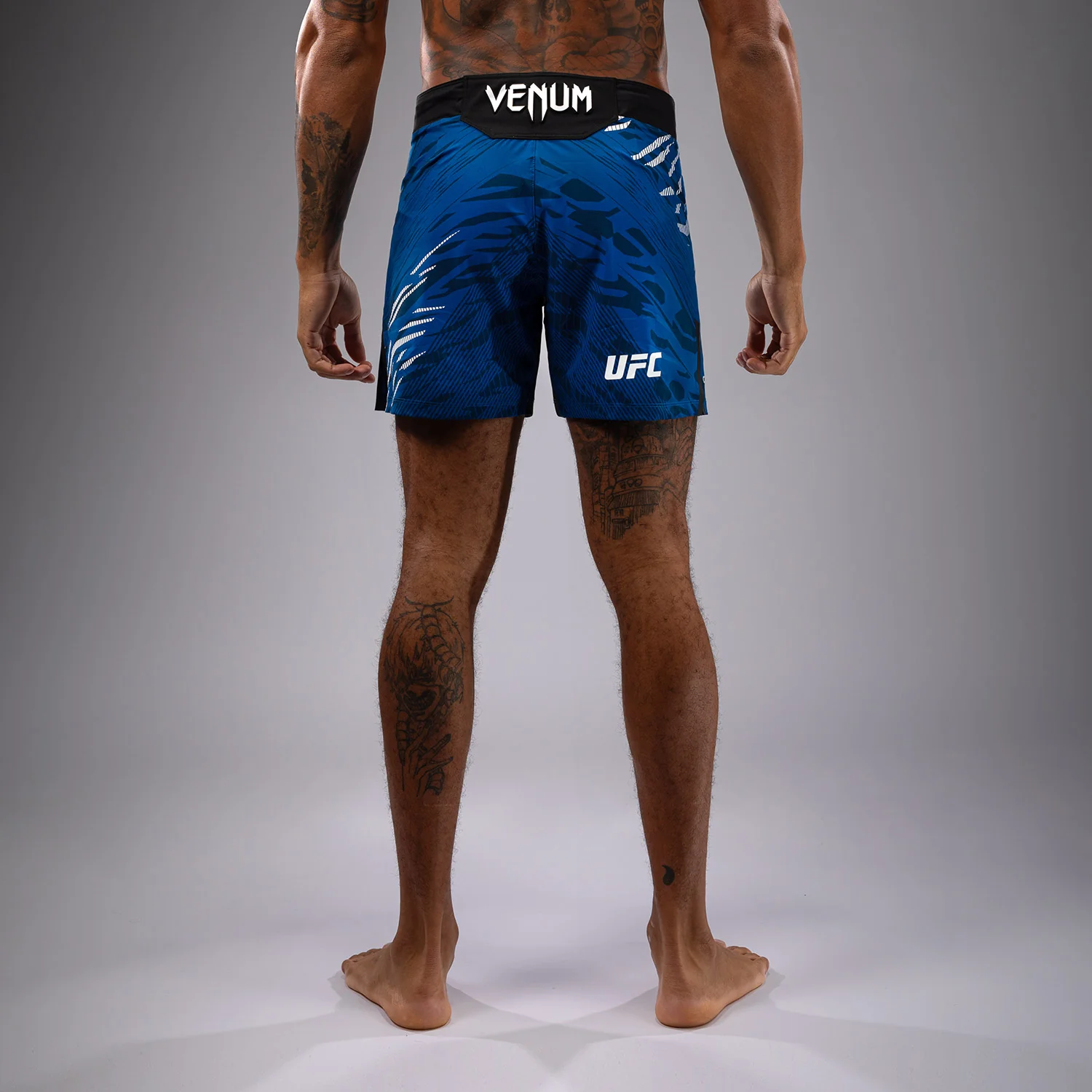 UFC Fusion by Venum Authentic Fight Night Men’s Fight Short - Short Fit - Blue - Image 3