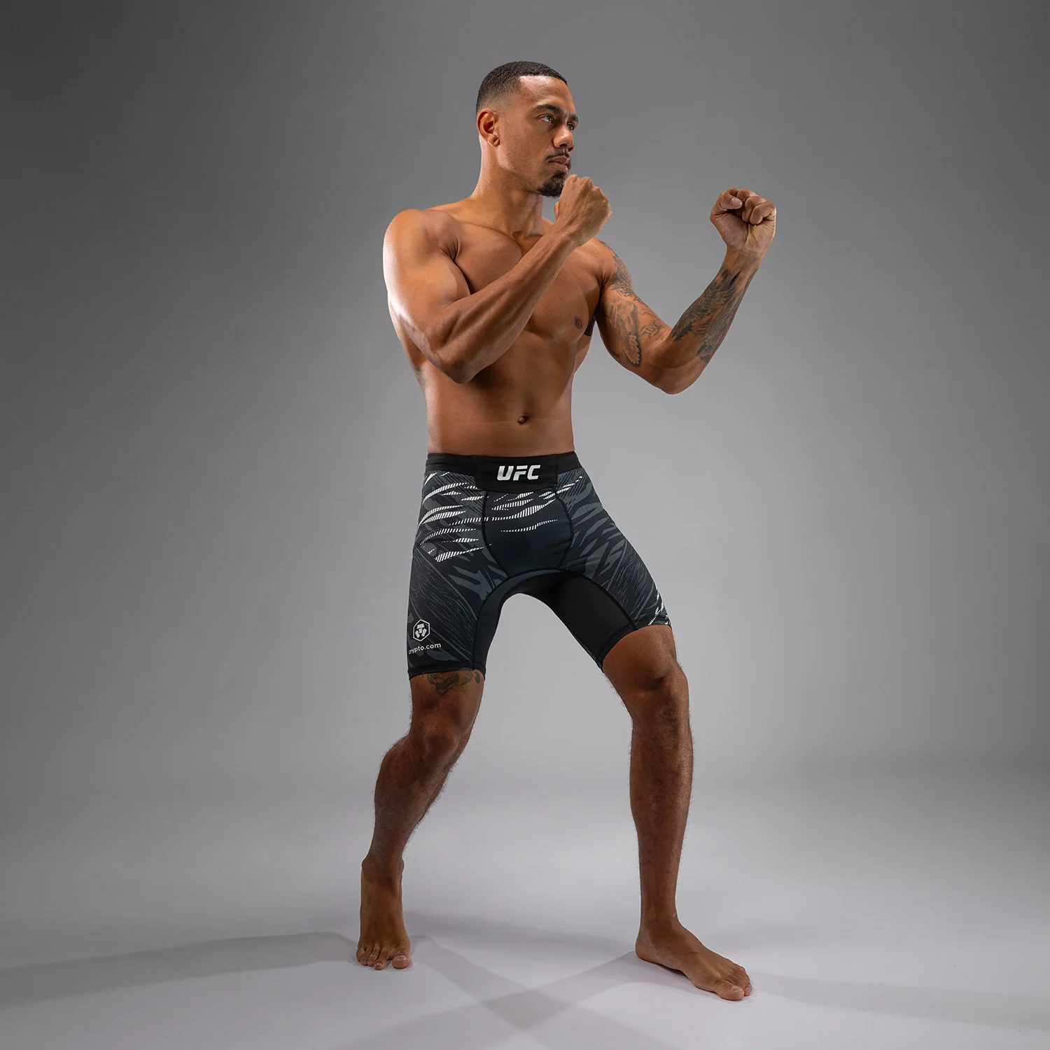 UFC Fusion by Venum Authentic Fight Night Men’s Vale Tudo Short - Black - Image 4