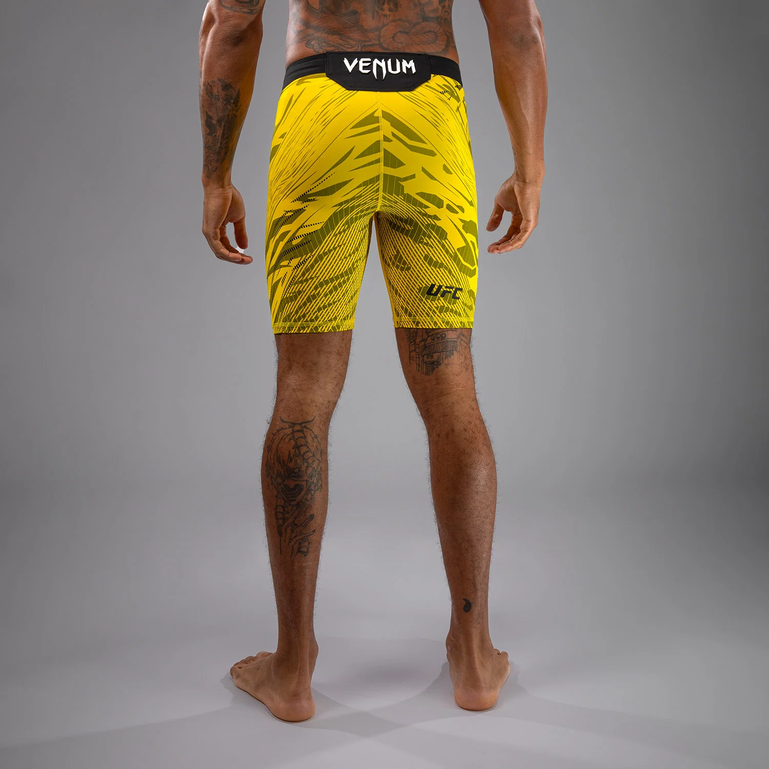 UFC Fusion by Venum Authentic Fight Night Men’s Vale Tudo Short - Yellow - Image 4