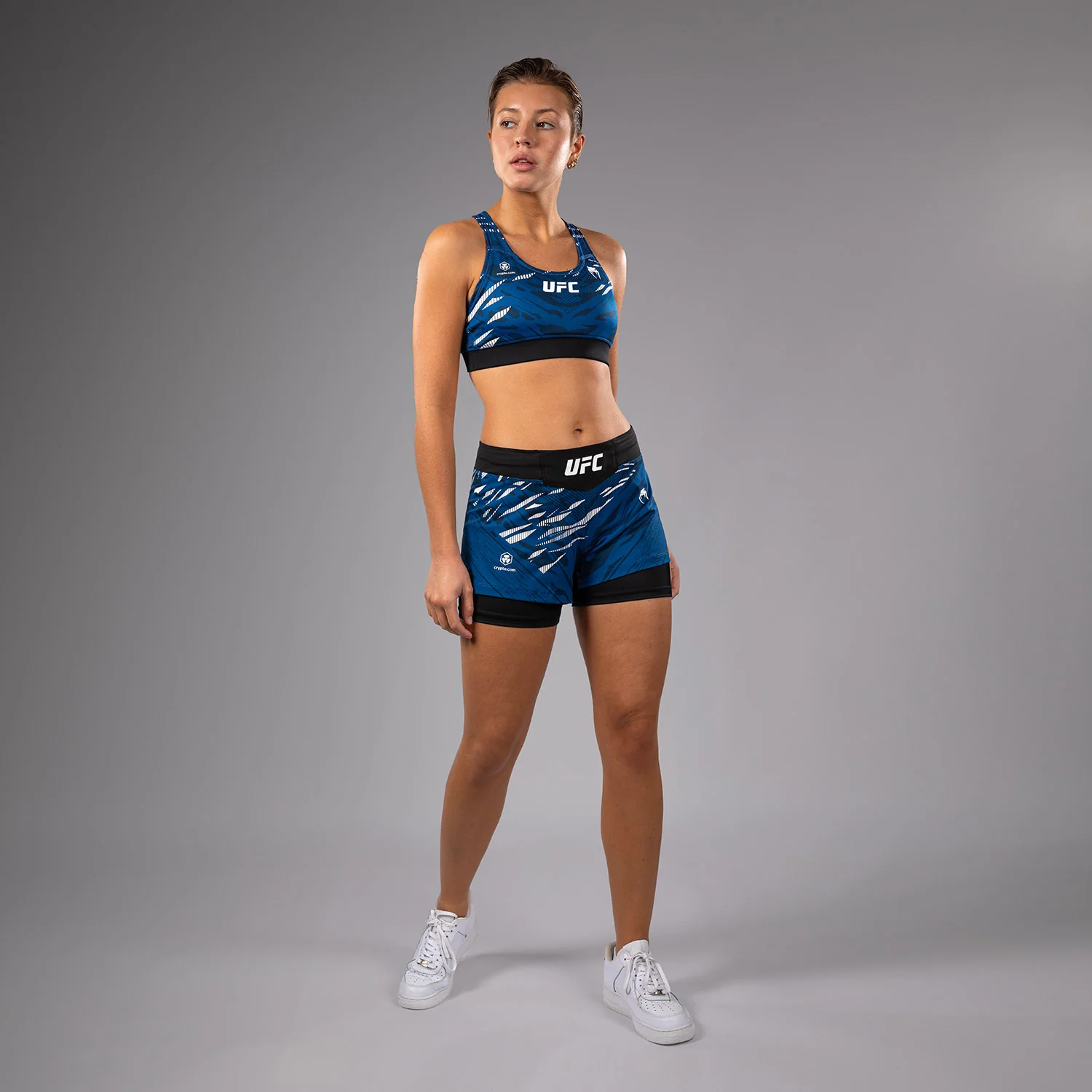 UFC Fusion by Venum Authentic Fight Night Women’s Fight Short - Blue - Image 3