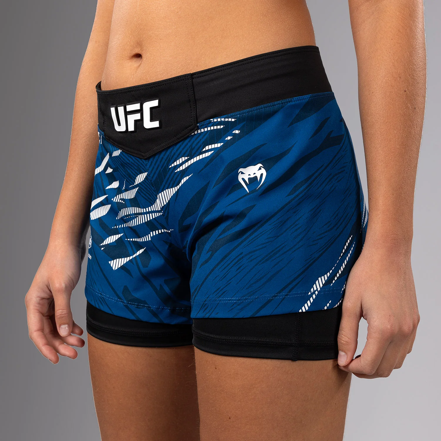 UFC Fusion by Venum Authentic Fight Night Women’s Fight Short - Blue - Image 6