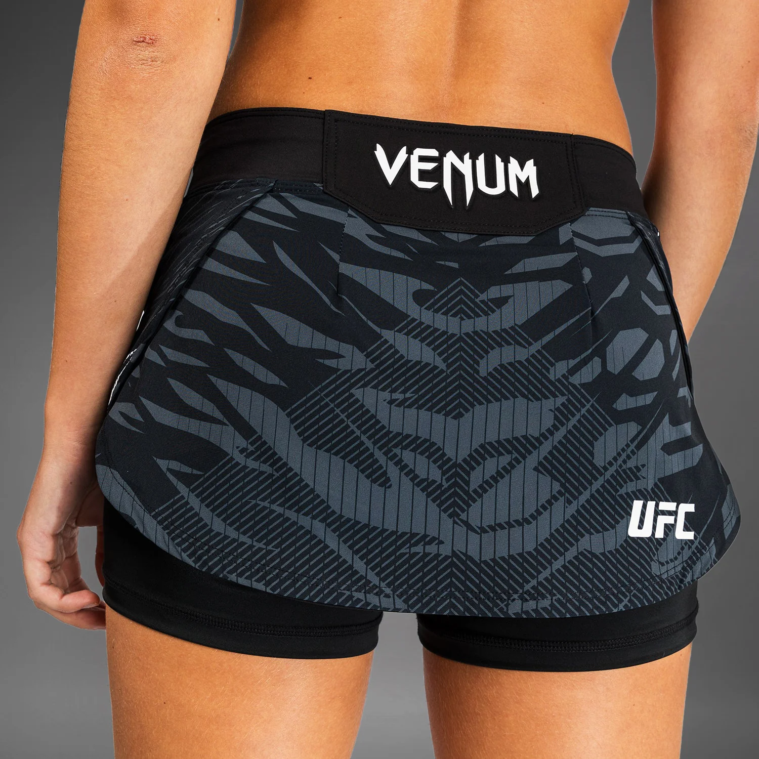 UFC Fusion by Venum Authentic Fight Night Women’s Skort - Black - Image 7