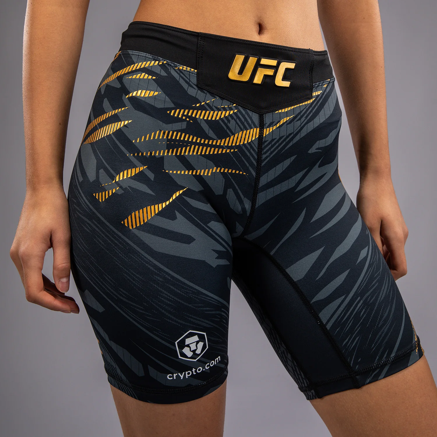 UFC Fusion by Venum Authentic Fight Night Women’s Vale Tudo Short - Long Fit - Champion - Image 6