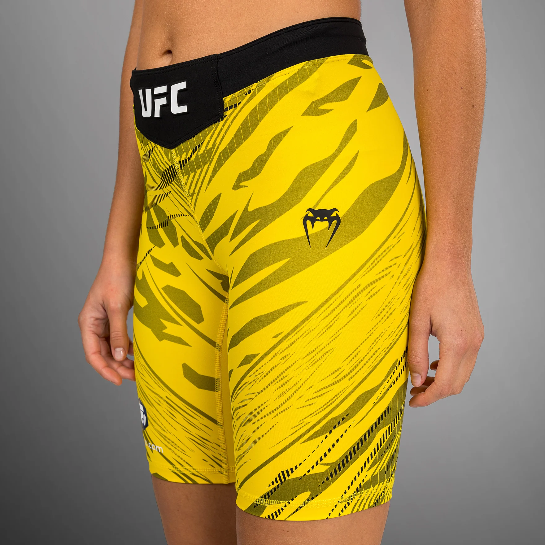 UFC Fusion by Venum Authentic Fight Night Women’s Vale Tudo Short - Long Fit - Yellow - Image 7