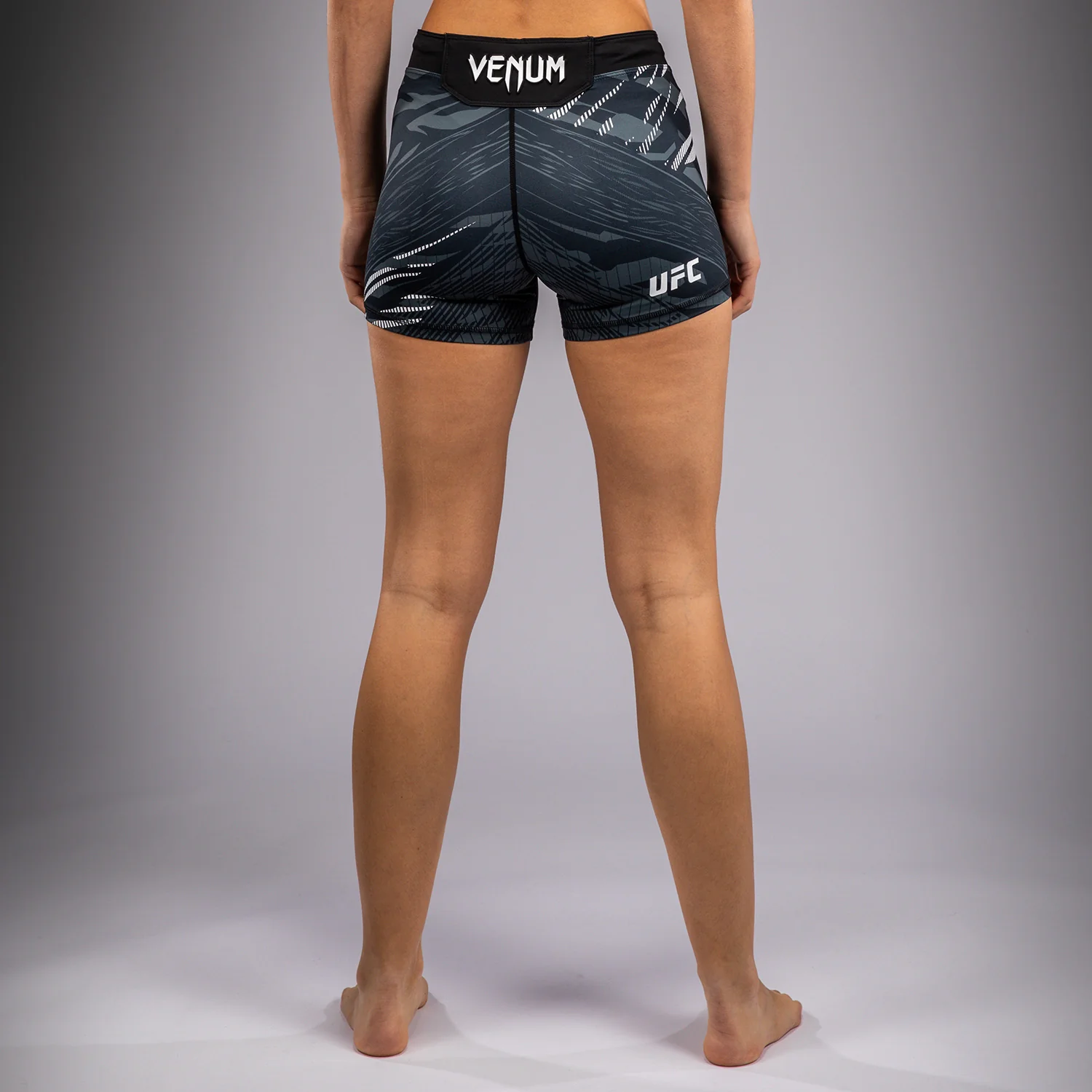 UFC Fusion by Venum Authentic Fight Night Women’s Vale Tudo Short - Short Fit - Black - Image 2