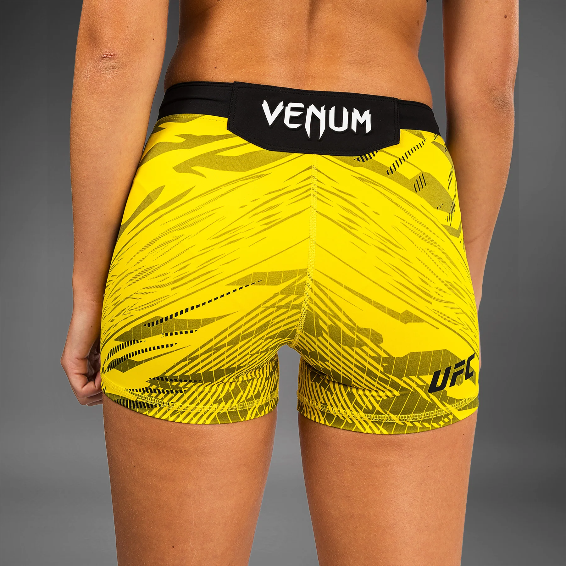 UFC Fusion by Venum Authentic Fight Night Women’s Vale Tudo Short - Short Fit - Yellow - Image 7