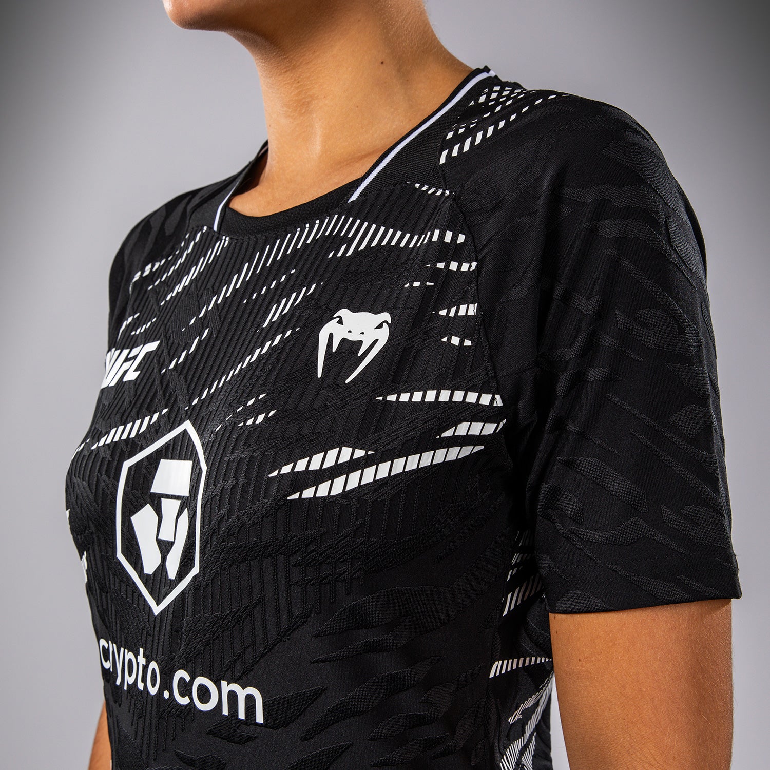 UFC Fusion by Venum Authentic Fight Night Women’s Walkout Jersey - Black - Image 5