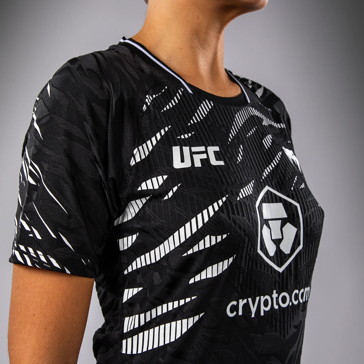 UFC Fusion by Venum Authentic Fight Night Women’s Walkout Jersey - Black - Image 6