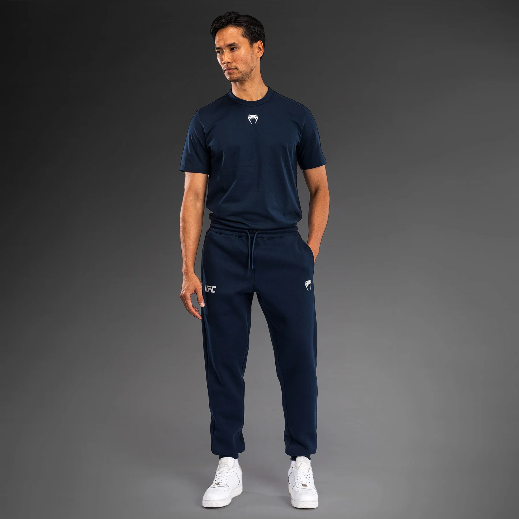 UFC Fusion by Venum Fight Week Men’s Cotton Pant - Solid Oceanic Blue - Image 2