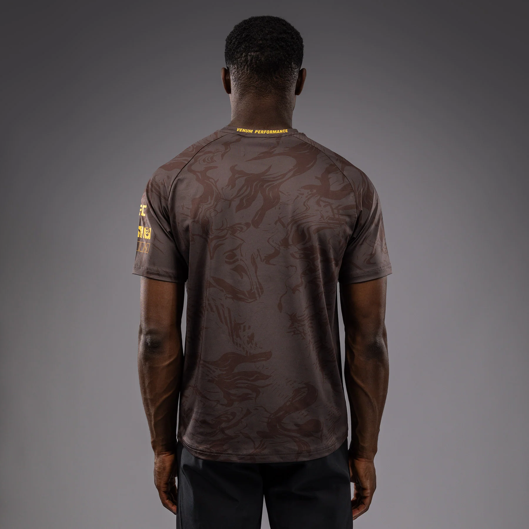 UFC Fusion by Venum Fight Week Men’s Dry-Tech T-Shirt - Earthen Brown - Image 6