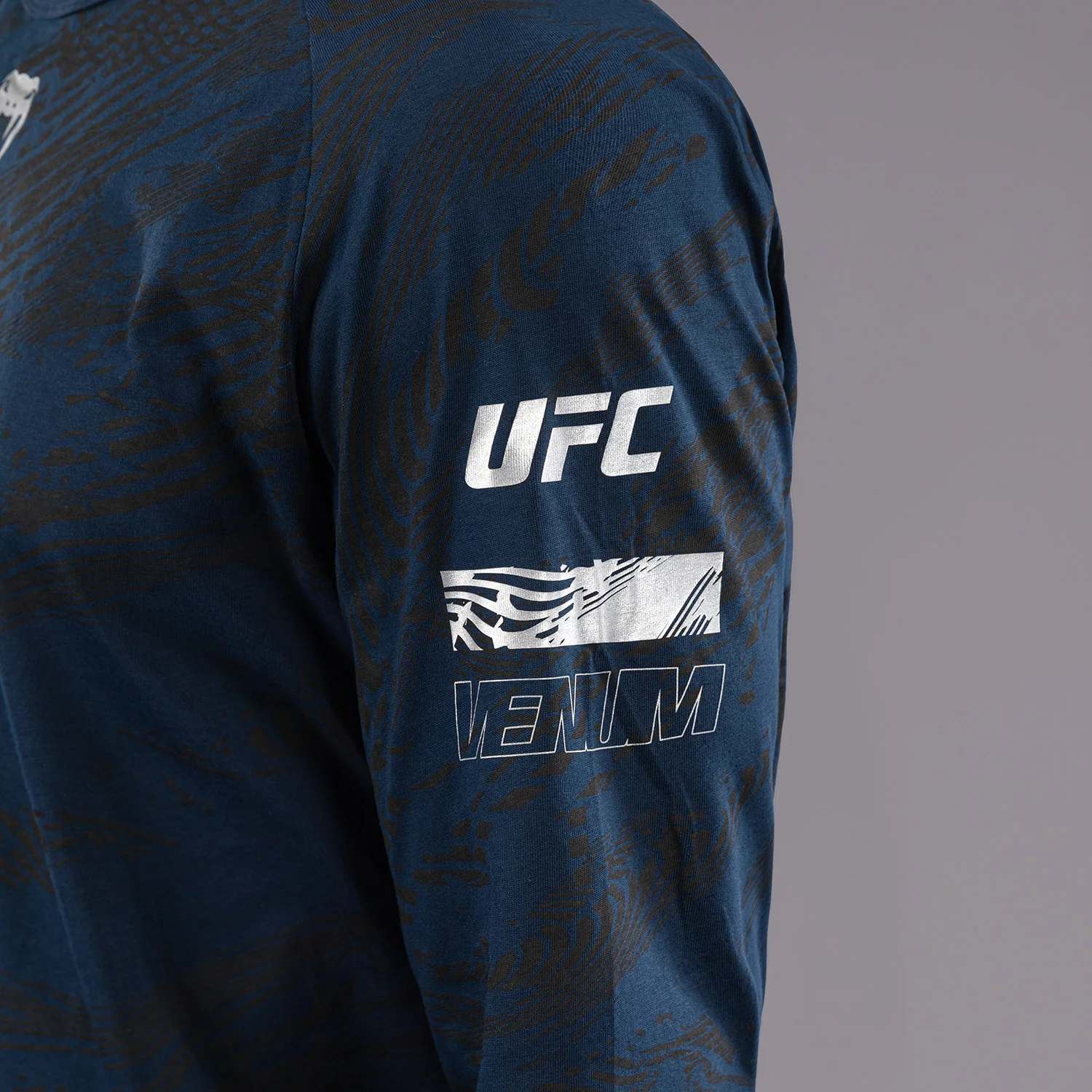 UFC Fusion by Venum Fight Week Men’s Long Sleeve T-Shirt - Oceanic Blue - Image 7