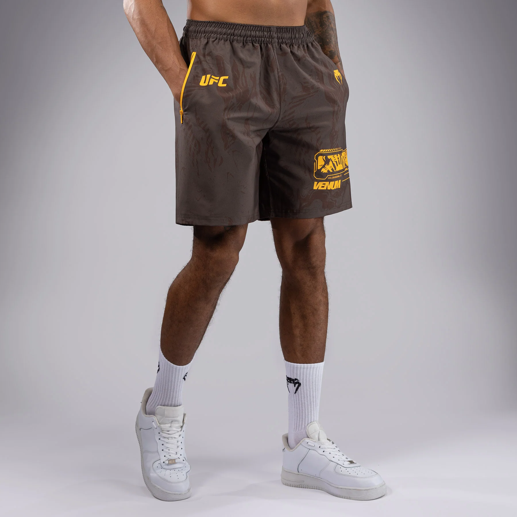 UFC Fusion by Venum Fight Week Men’s Performance Short - Earthen Brown - Image 6