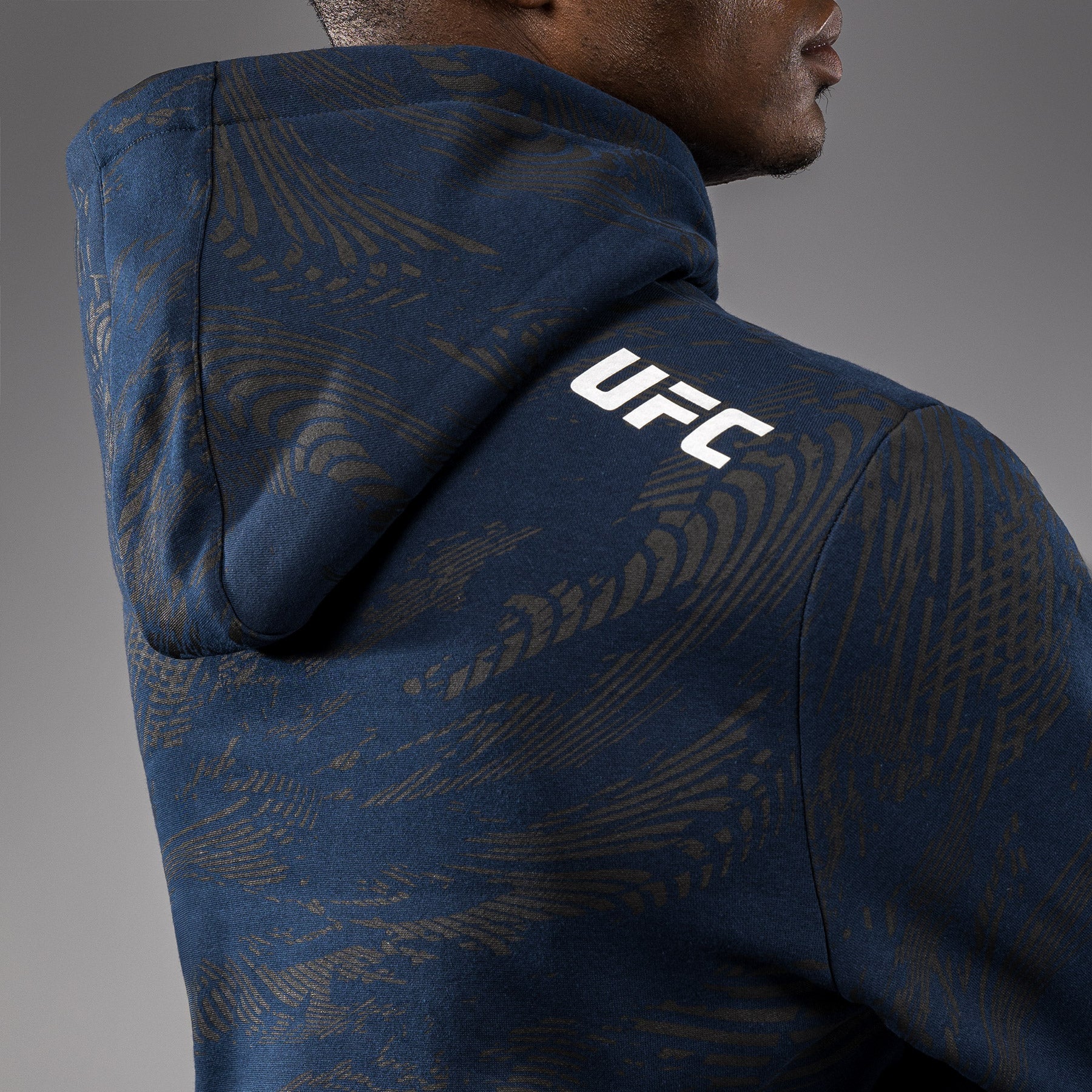 UFC Fusion by Venum Fight Week Men’s Pullover Hoodie - Oceanic Blue - Image 9