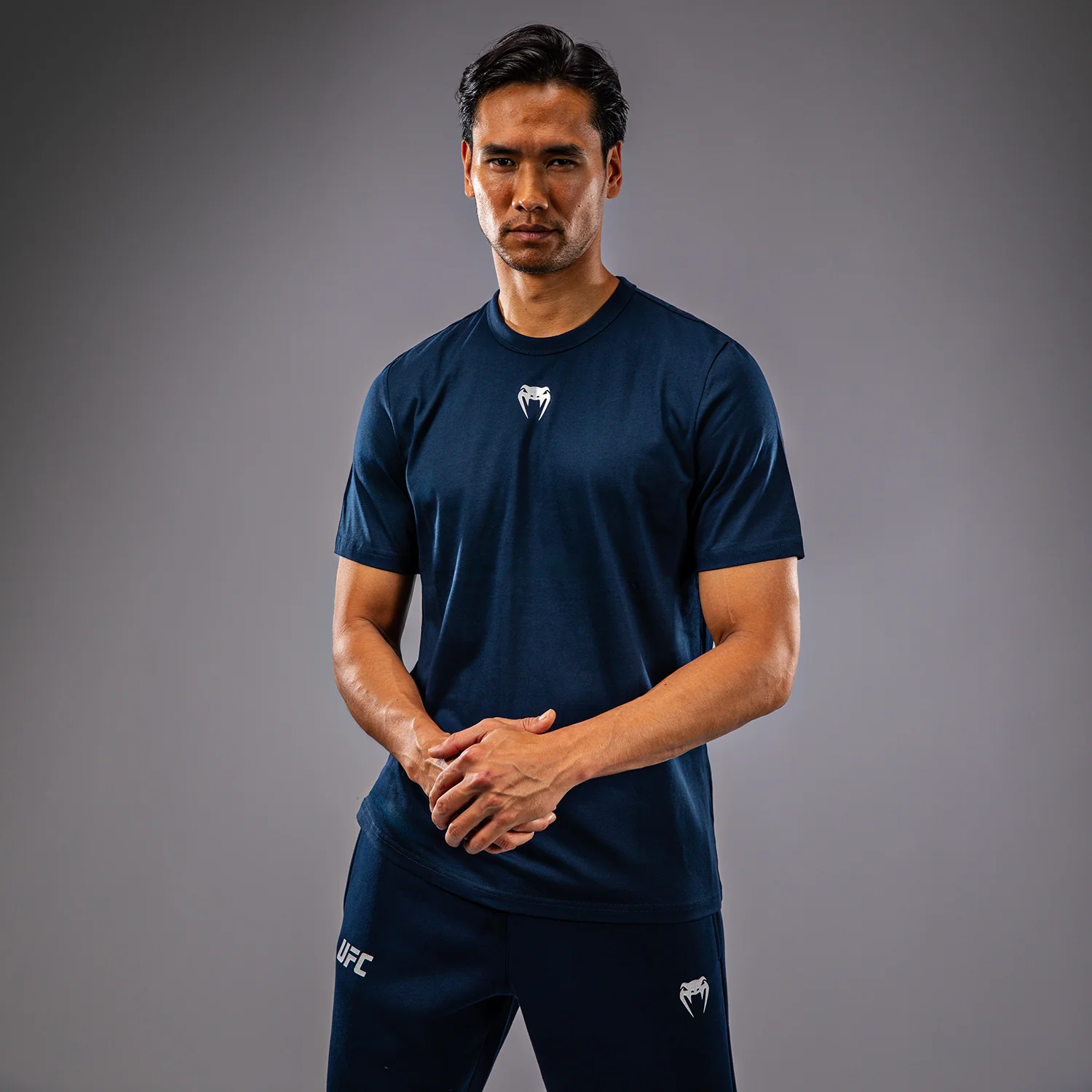 UFC Fusion by Venum Fight Week Men’s Short Sleeve T-Shirt - Solid Oceanic Blue - Image 5