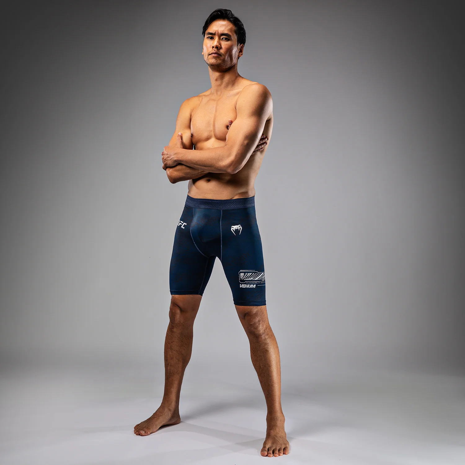 UFC Fusion by Venum Fight Week Men’s Vale Tudo Short - Oceanic Blue - Image 3