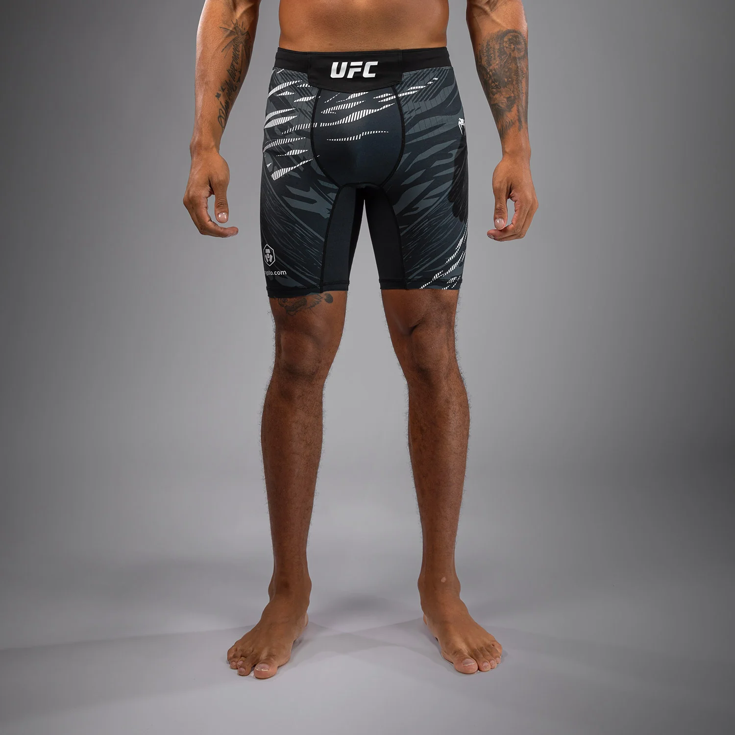 UFC Fusion by Venum Personalized Authentic Fight Night Men’s Vale Tudo Short - Black - Image 2