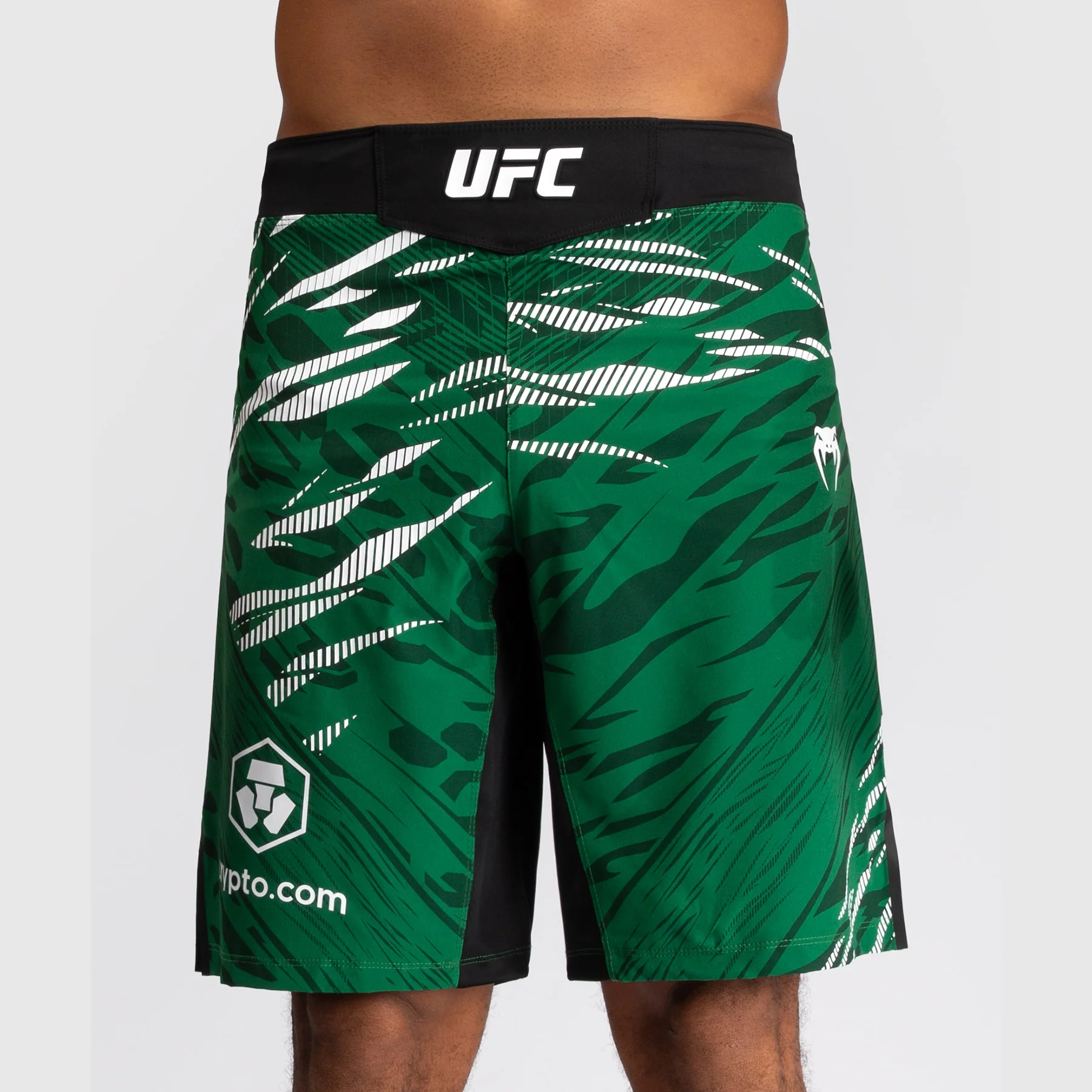 UFC Fusion by Venum Personalized Authentic Fight Night Men's Fight Short - Long Fit - Green - Image 5