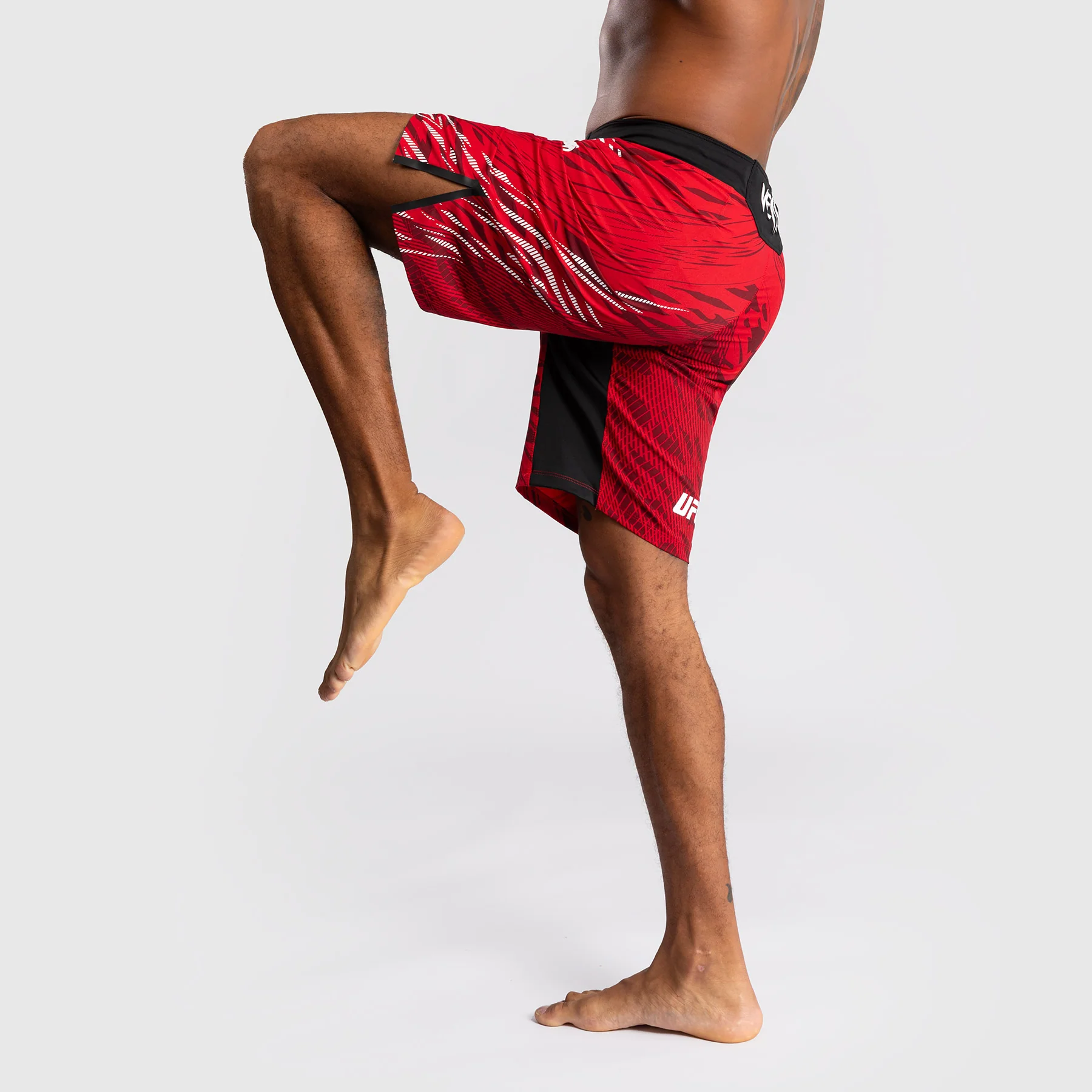 UFC Fusion by Venum Personalized Authentic Fight Night Men's Fight Short - Long Fit - Red - Image 7