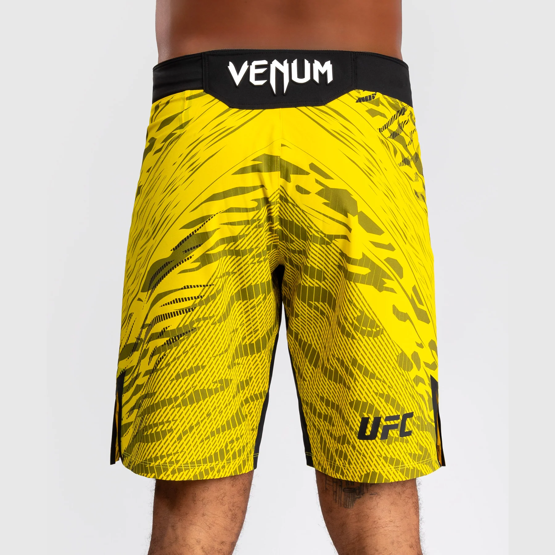 UFC Fusion by Venum Personalized Authentic Fight Night Men's Fight Short - Long Fit - Yellow - Image 6