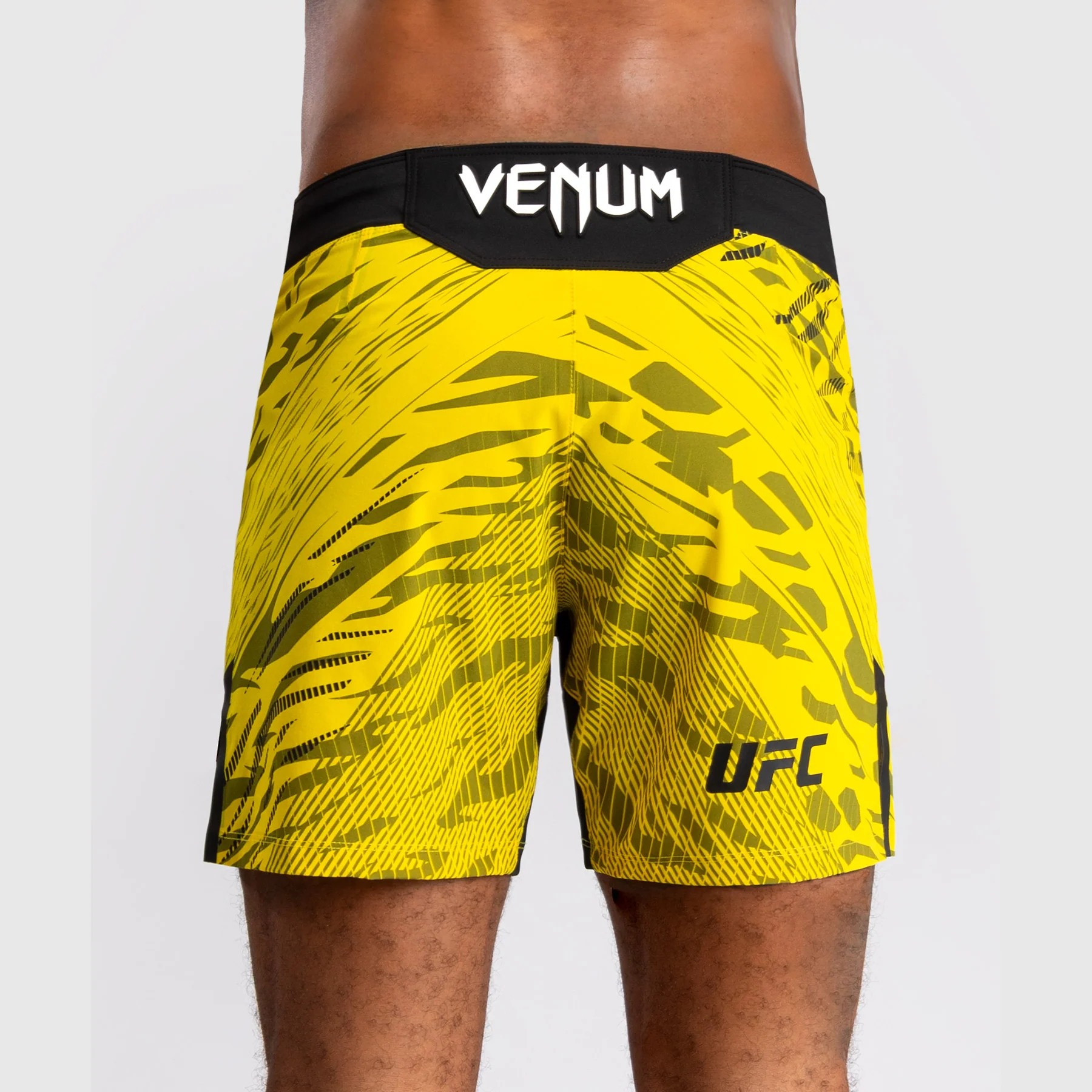 UFC Fusion by Venum Personalized Authentic Fight Night Men's Fight Short - Short Fit - Yellow - Image 6