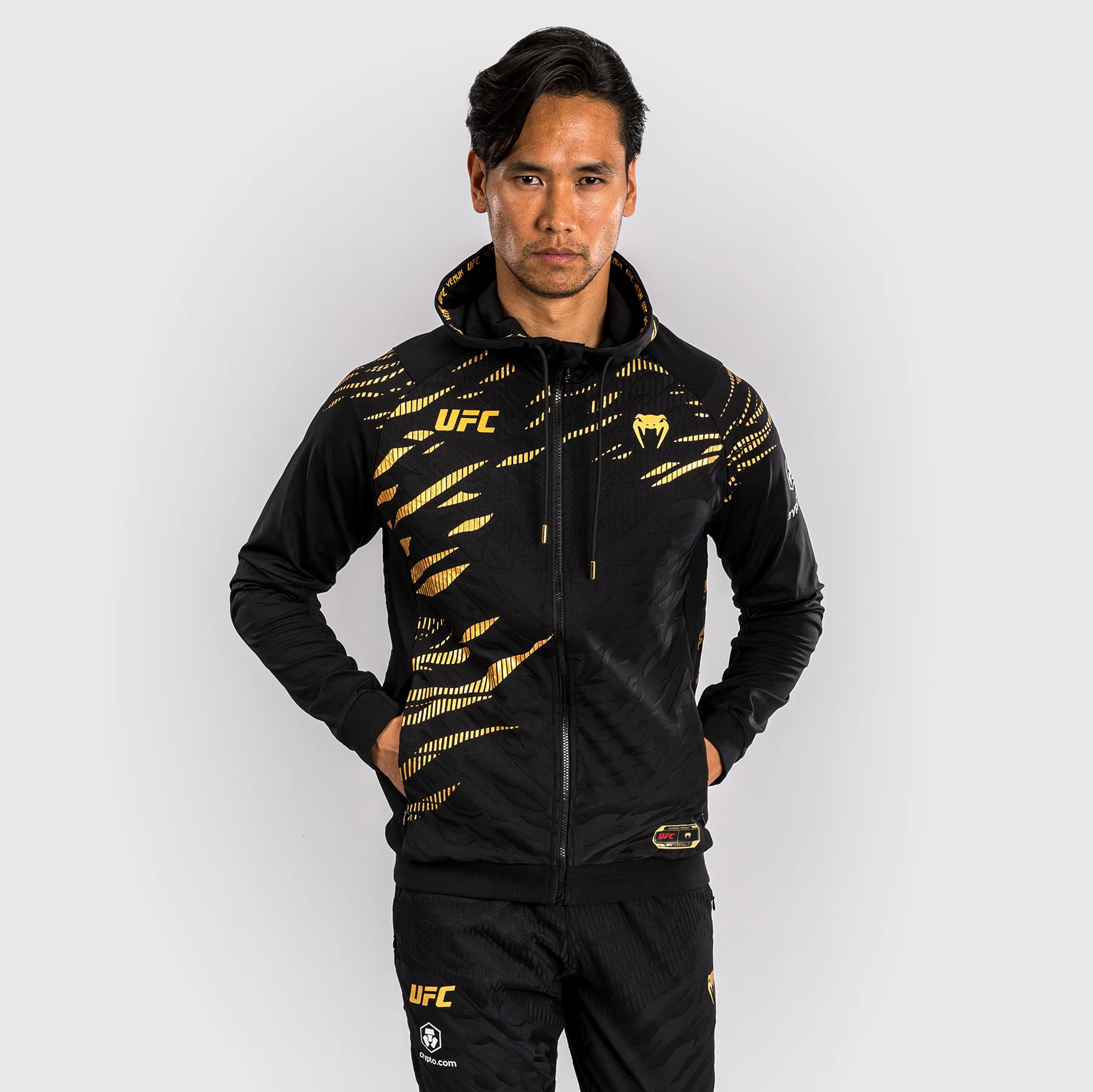 UFC Fusion by Venum Personalized Authentic Fight Night Men's Hoodies - Champion - Image 6