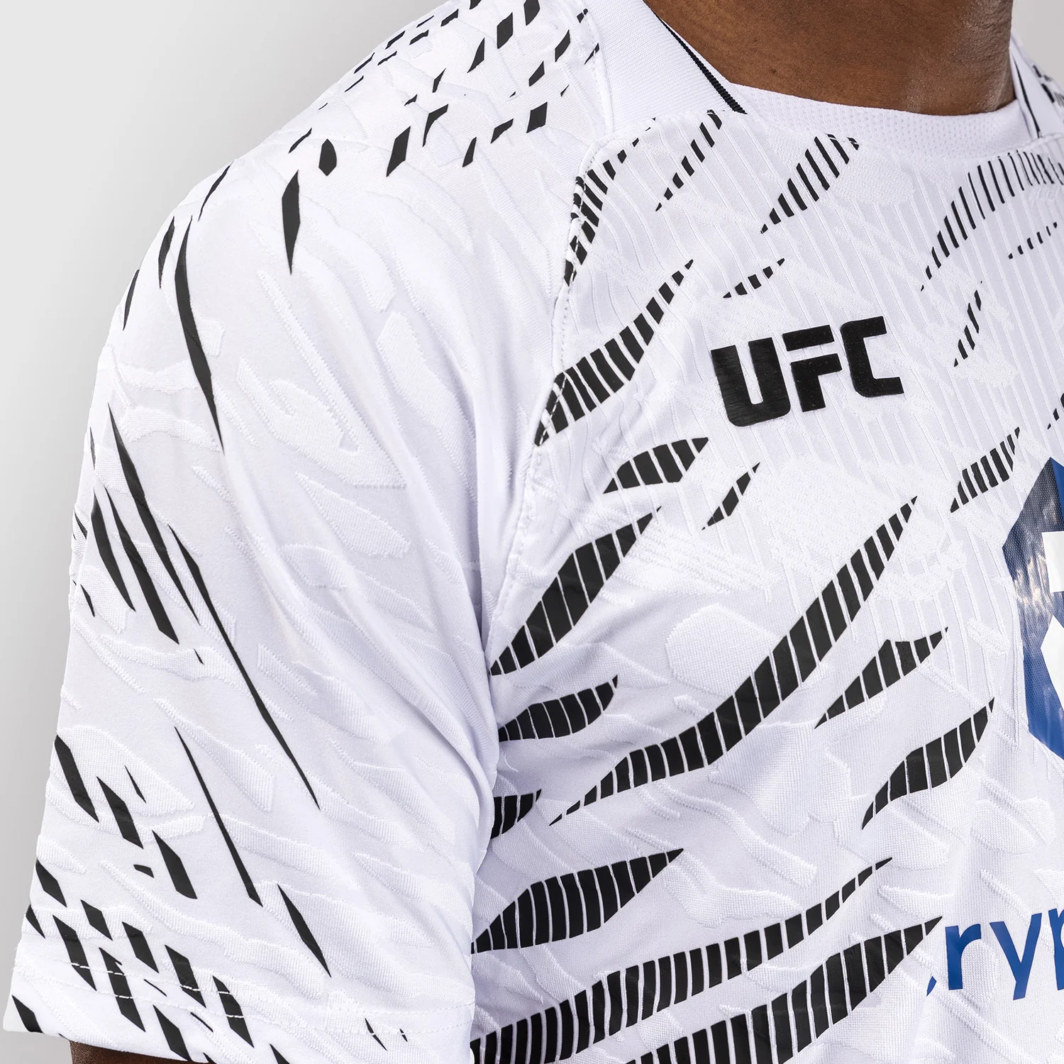 UFC Fusion by Venum Personalized Authentic Fight Night Men's Walkout Jersey - White - Image 8
