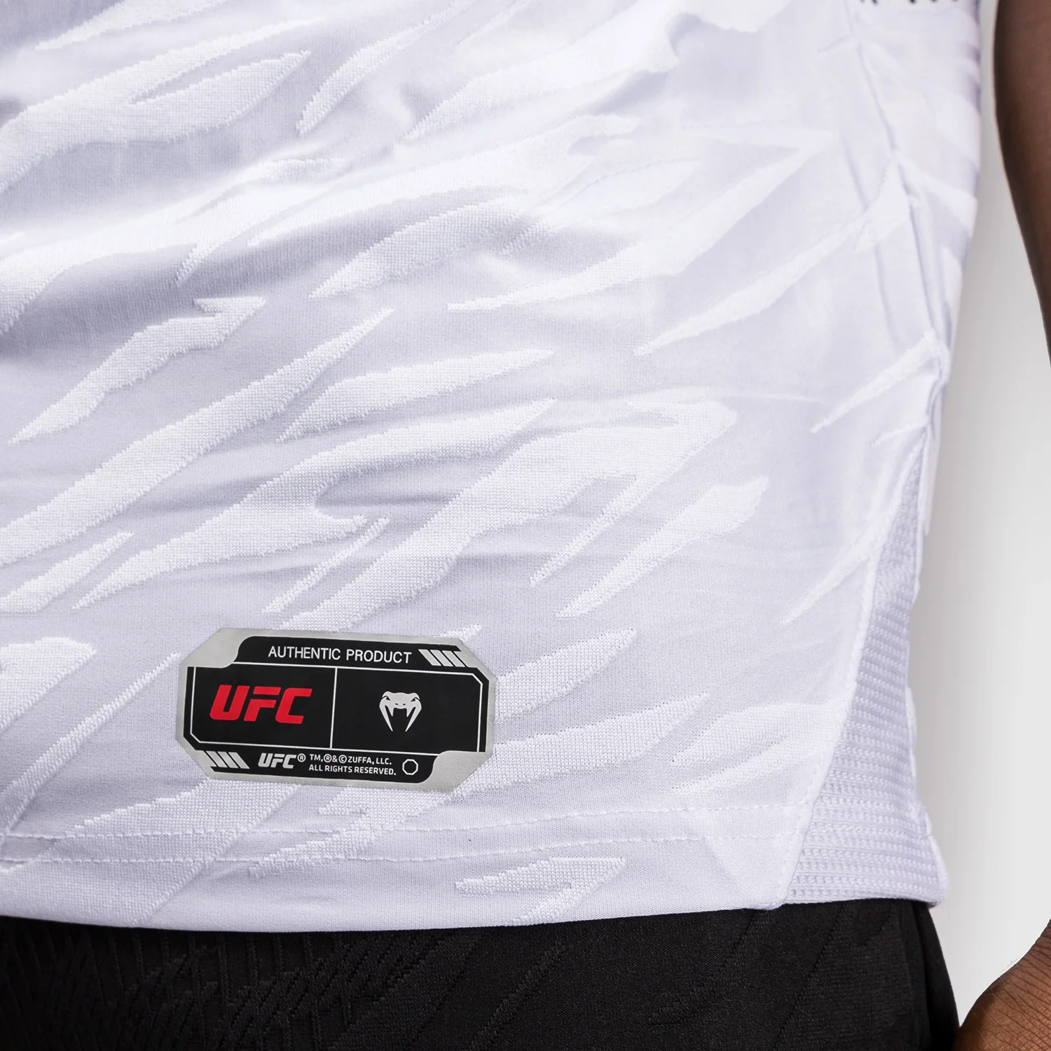 UFC Fusion by Venum Personalized Authentic Fight Night Men's Walkout Jersey - White - Image 9