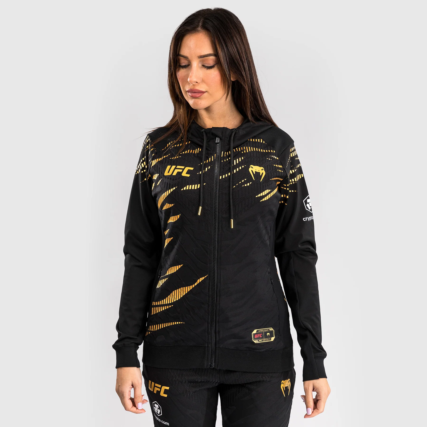UFC Fusion by Venum Personalized Authentic Fight Night Women's Hoodies - Champion - Image 4