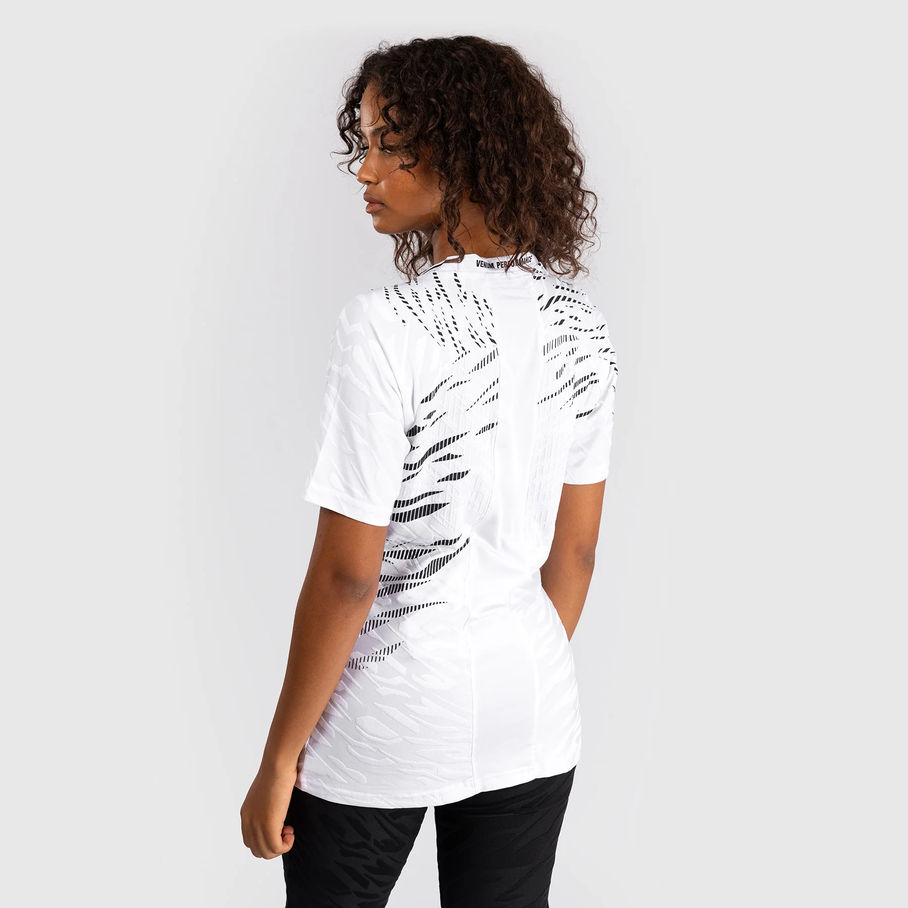 UFC Fusion by Venum Personalized Authentic Fight Night Women's Walkout Jersey - White - Image 4