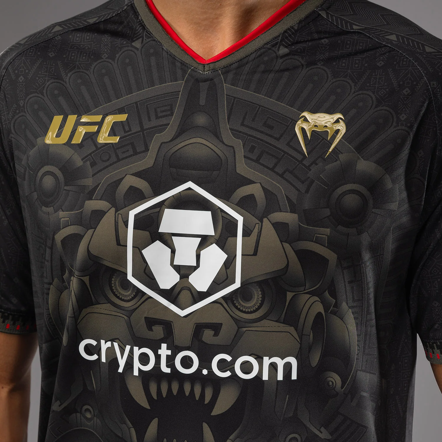 Men’s Noche UFC 2.0 by Venum Black Authentic Fight Night Walkout Jersey - Image 6