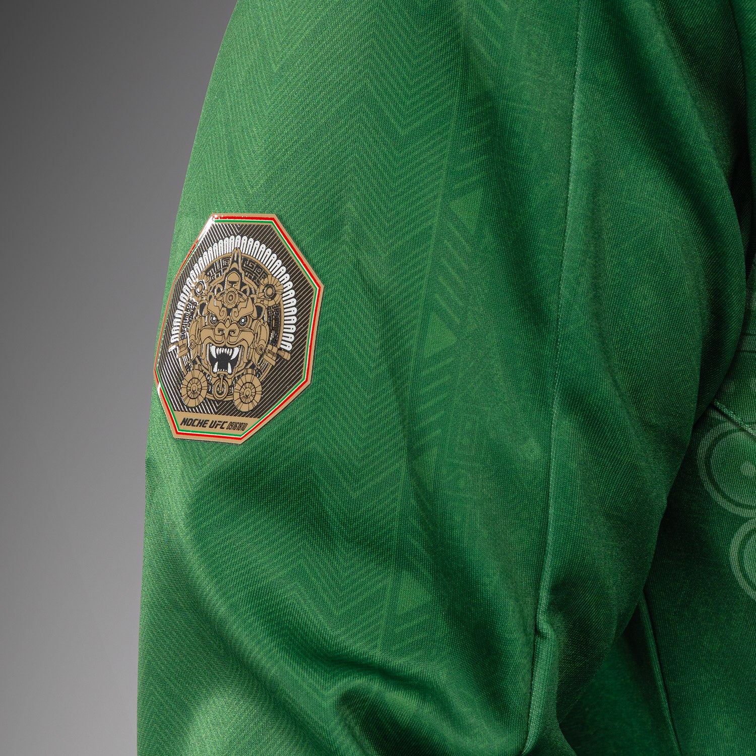 Men’s Noche UFC 2.0 By Venum Green Authentic Fight Night Walkout Hoodie - Image 6
